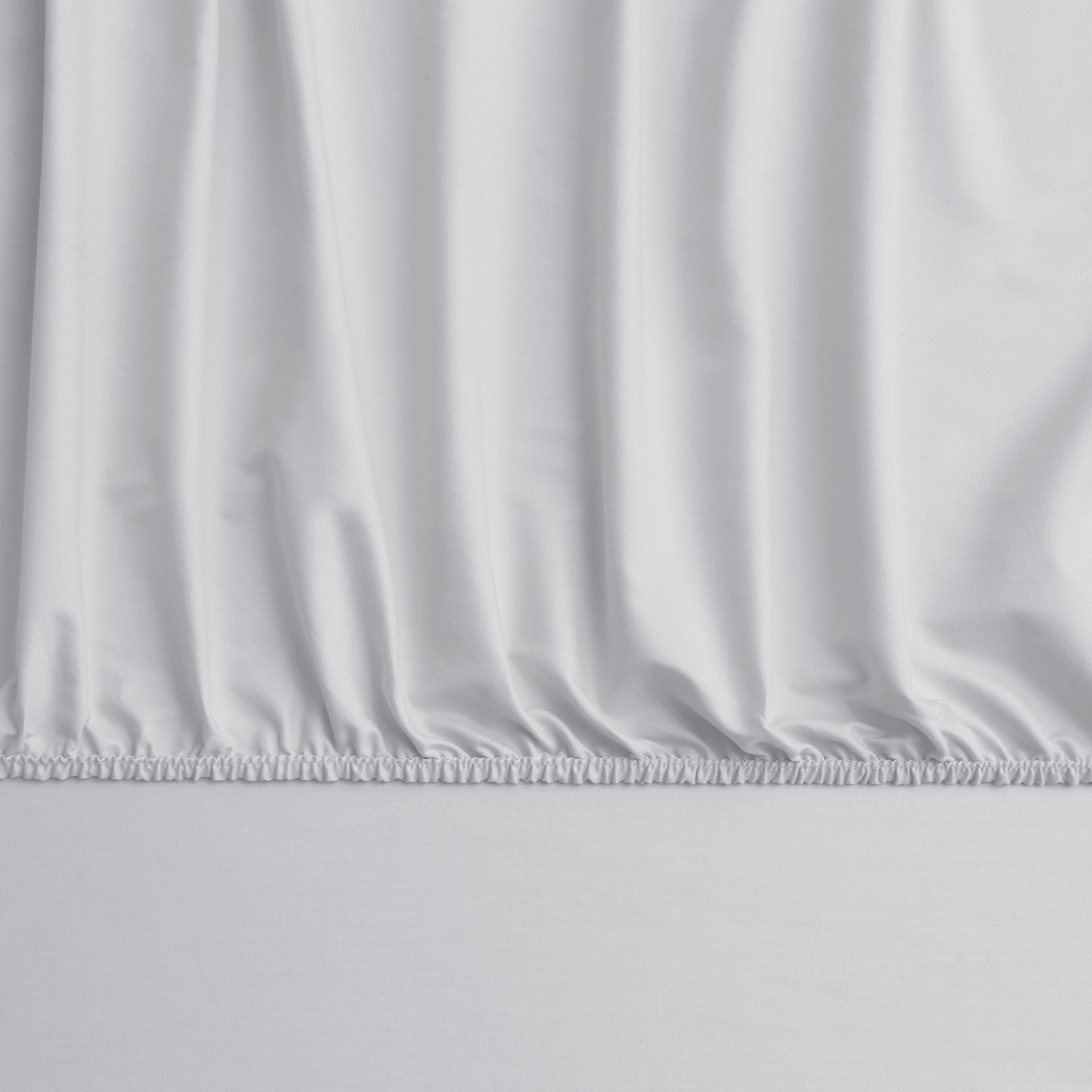 resm Linens Mix&Match Pamuk Saten Queen Size Lastikli Çarşaf Gri