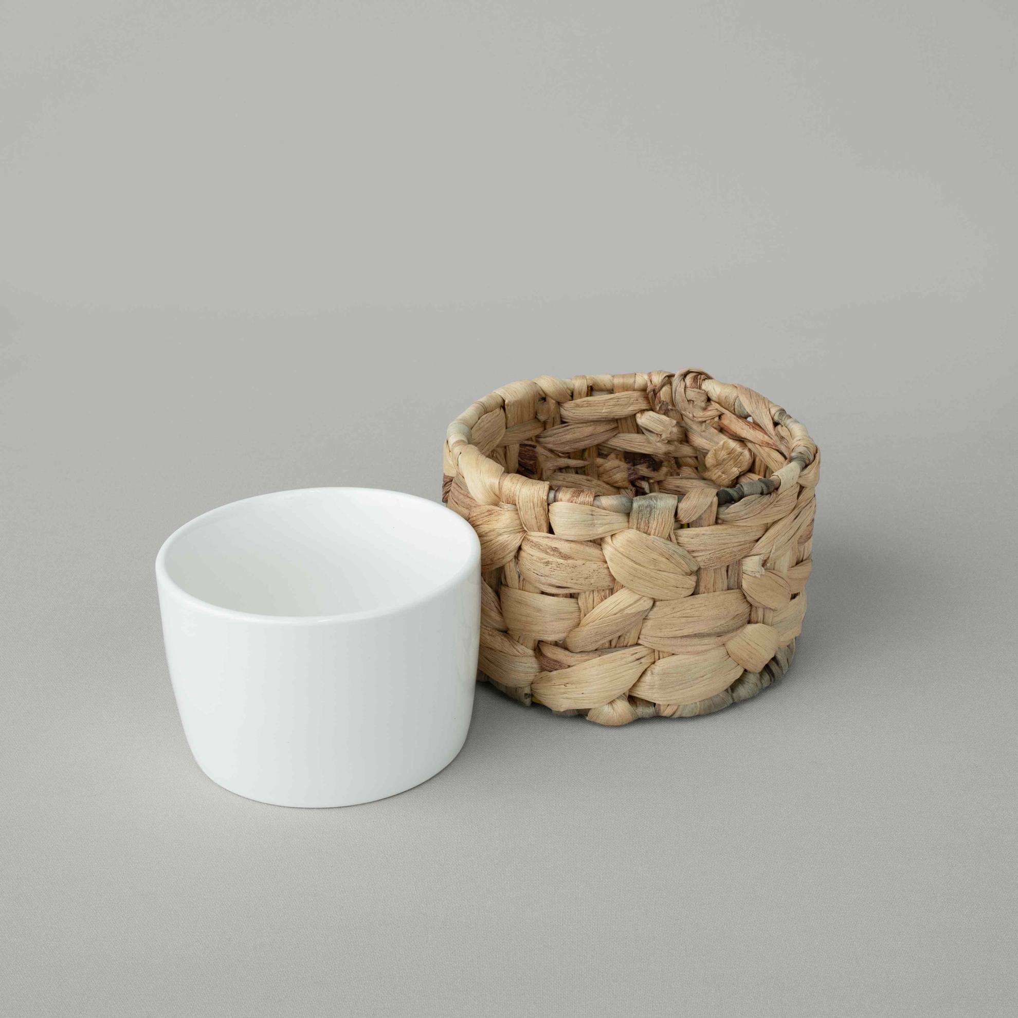 resm Linens Straw Porselen 13,x9,8 cm Sunum Kasesi