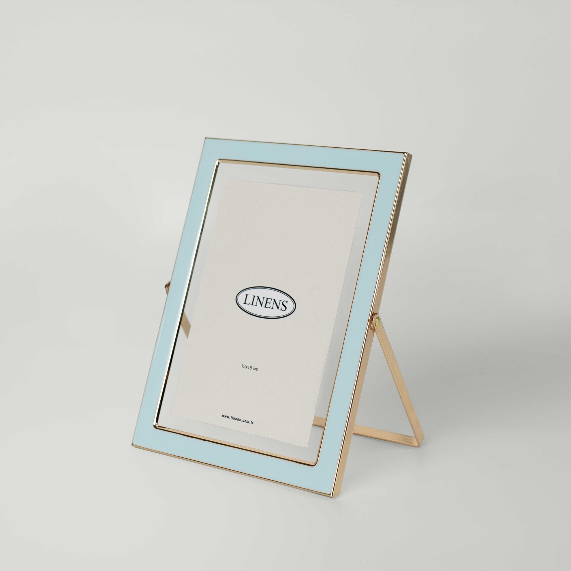 resm Linens Metal Solley 13x18 cm Çerçeve Mavi