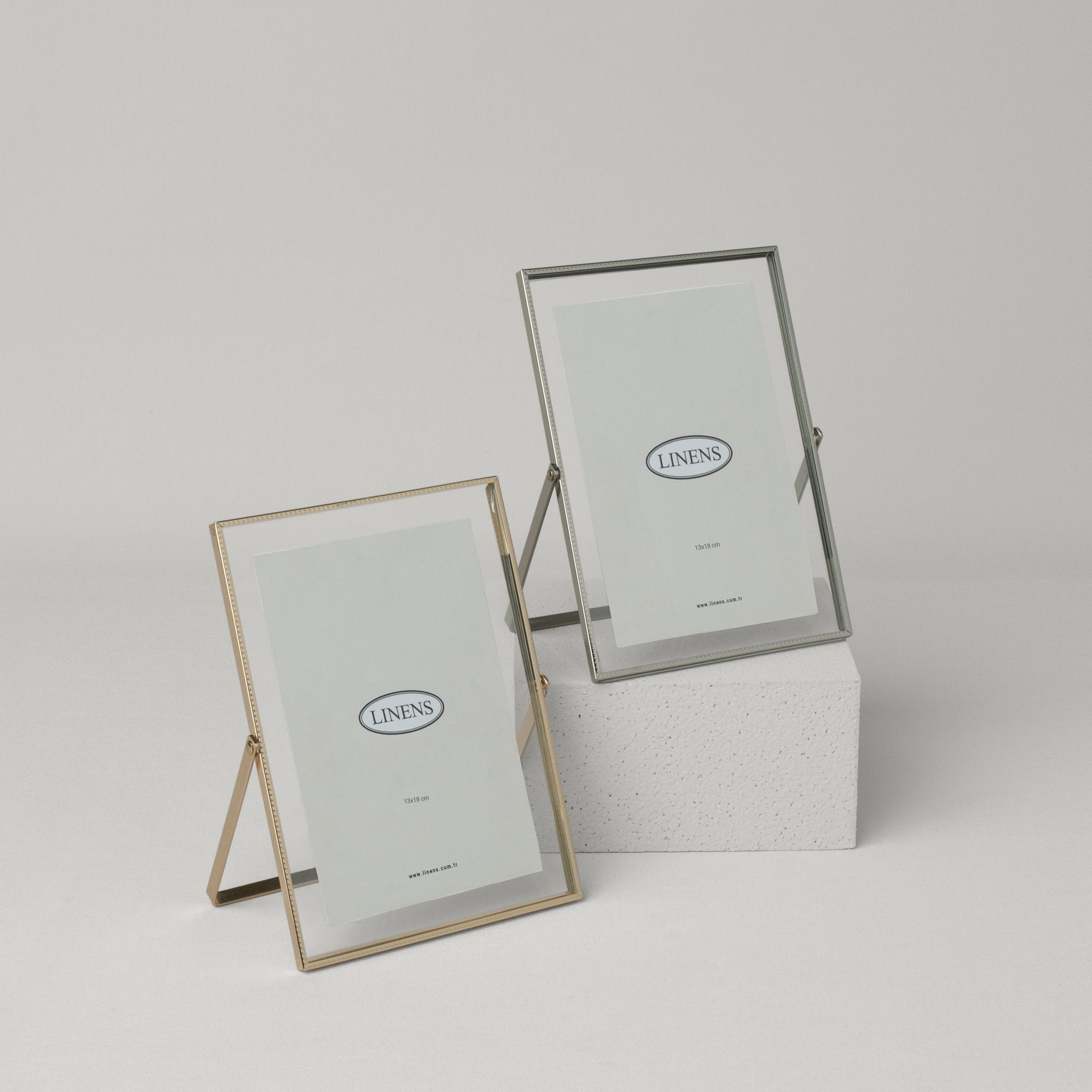 resm Linens Metal Stark 13x18 cm Çerçeve Gümüş