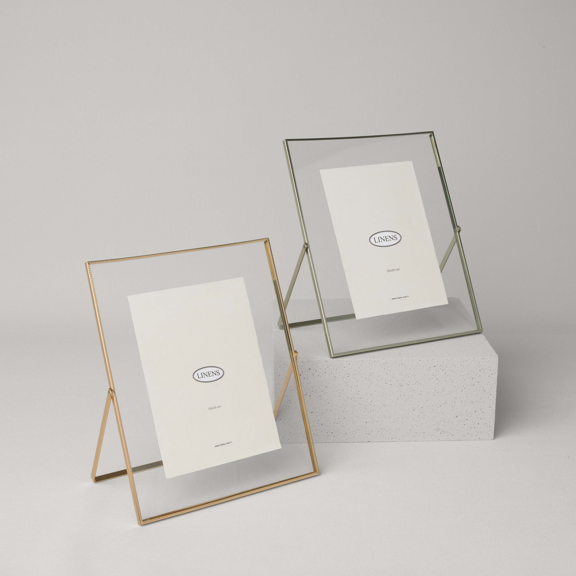 resm Linens Metal Stark 20x25 cm Çerçeve Gold