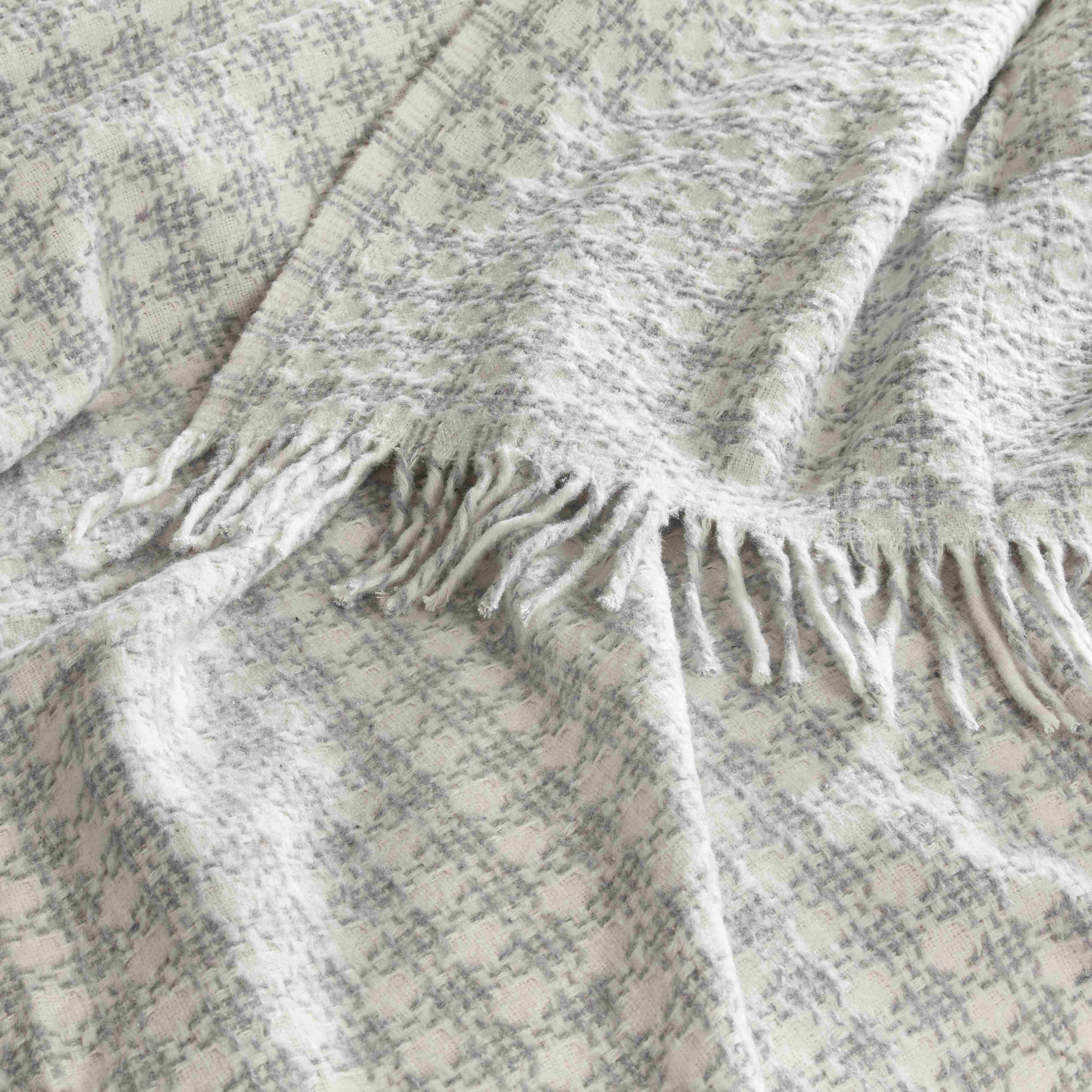 resm Linens Plumea Throw / Tv Battaniyesi Gri Tek Kişilik