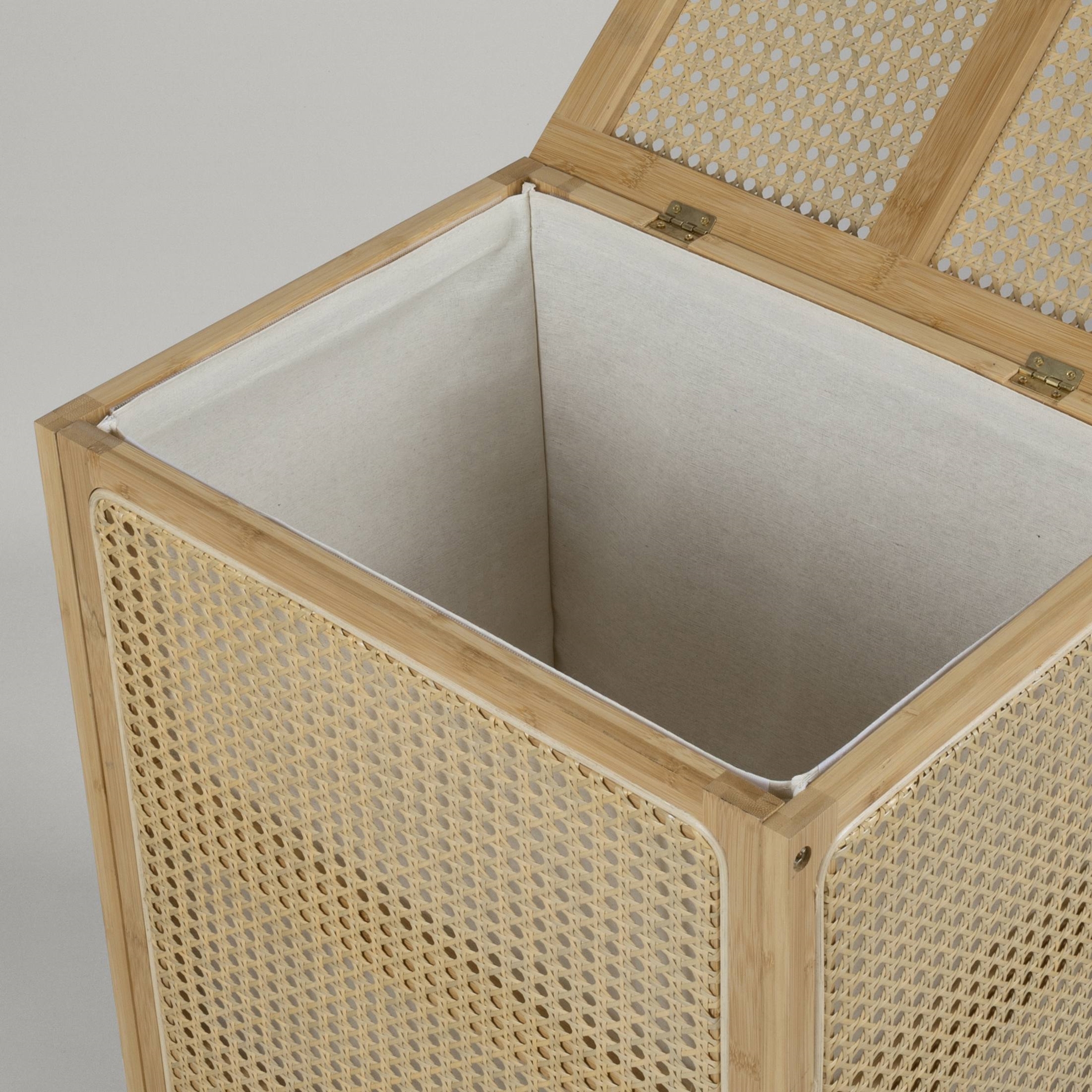 resm Linens Luther Çamaşır Sepeti 45x33x60 cm Nat