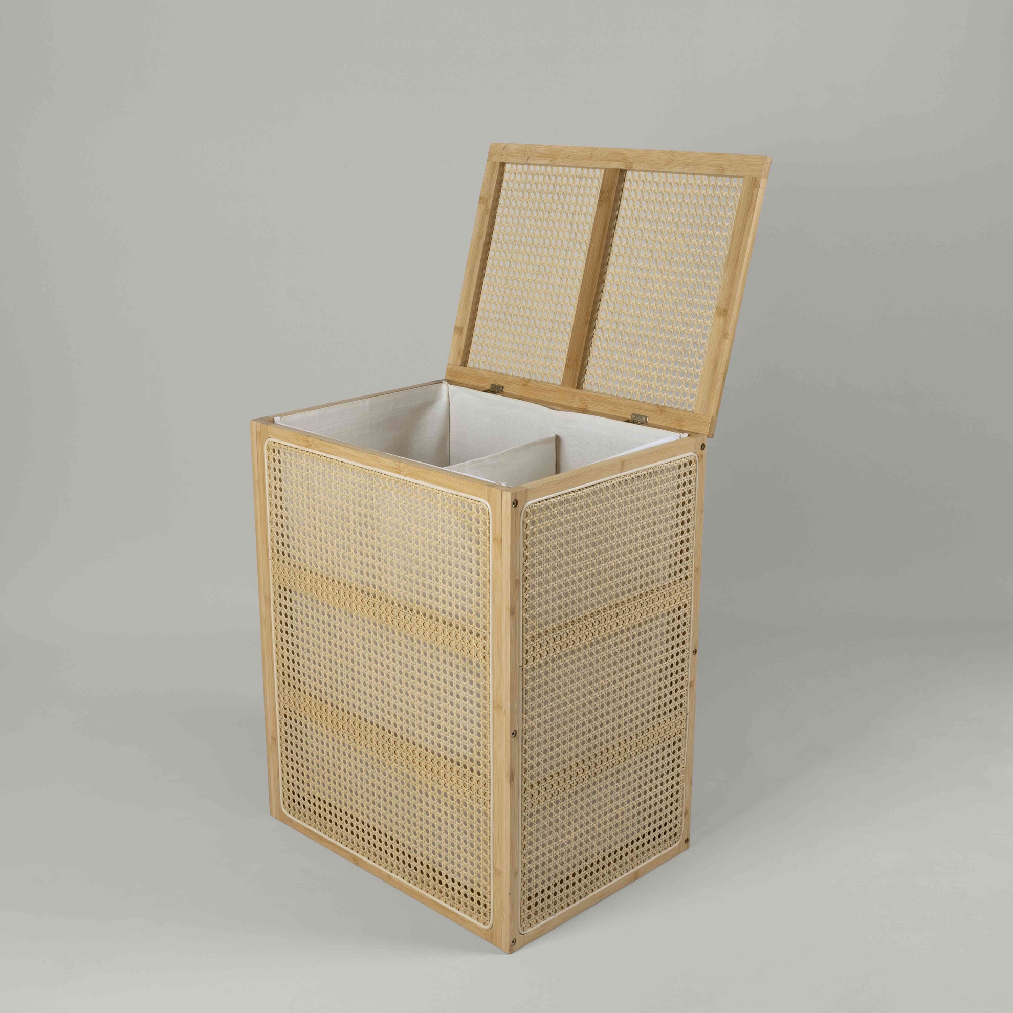 resm Linens Luther Çamaşır Sepeti 53x39x65 cm Nat