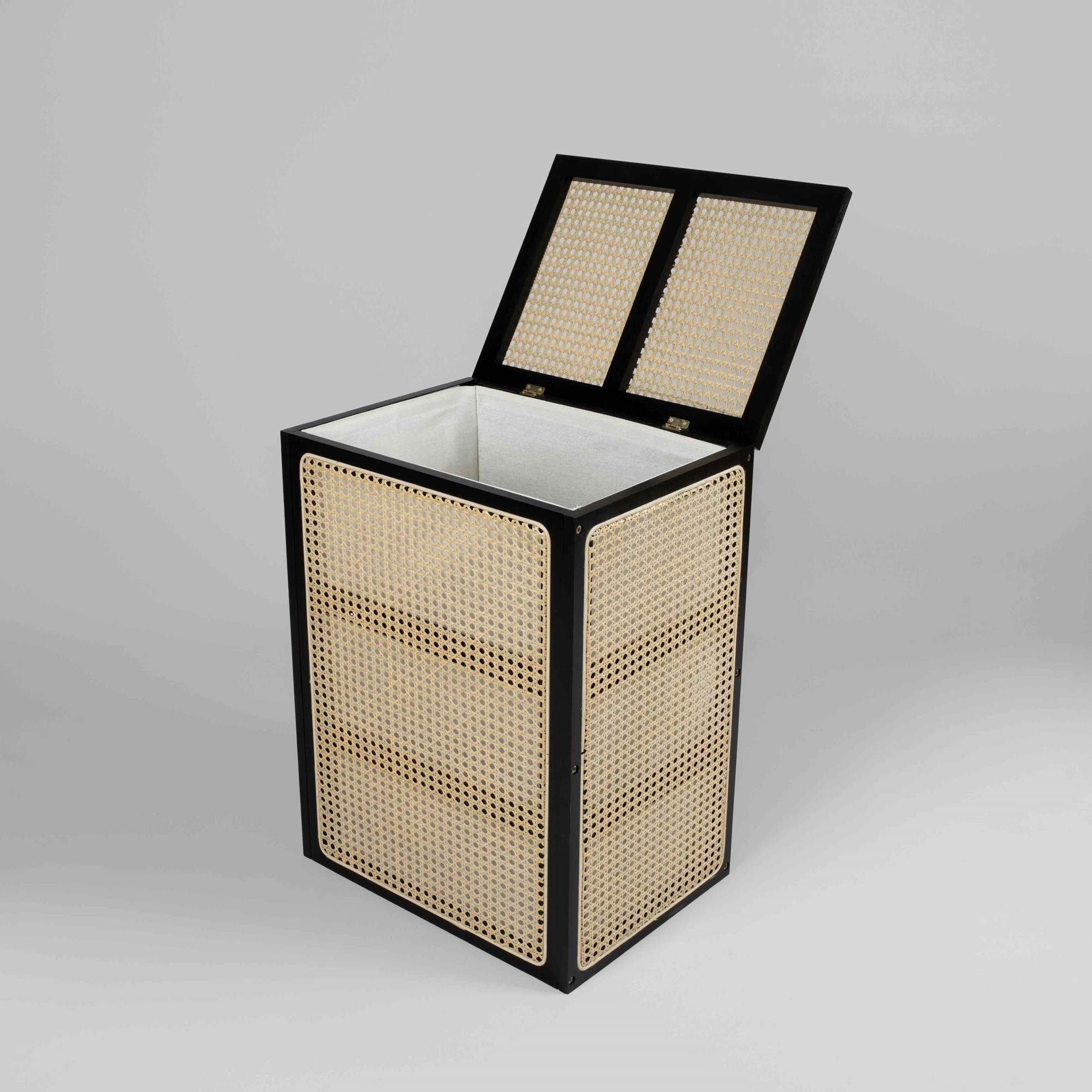 resm Linens Luther Çamaşır Sepeti 45x33x60 cm Siyah