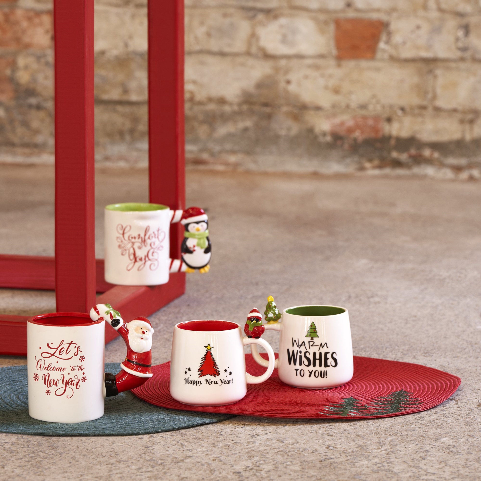 resm Linens Owl Stoneware 315 ml Kupa