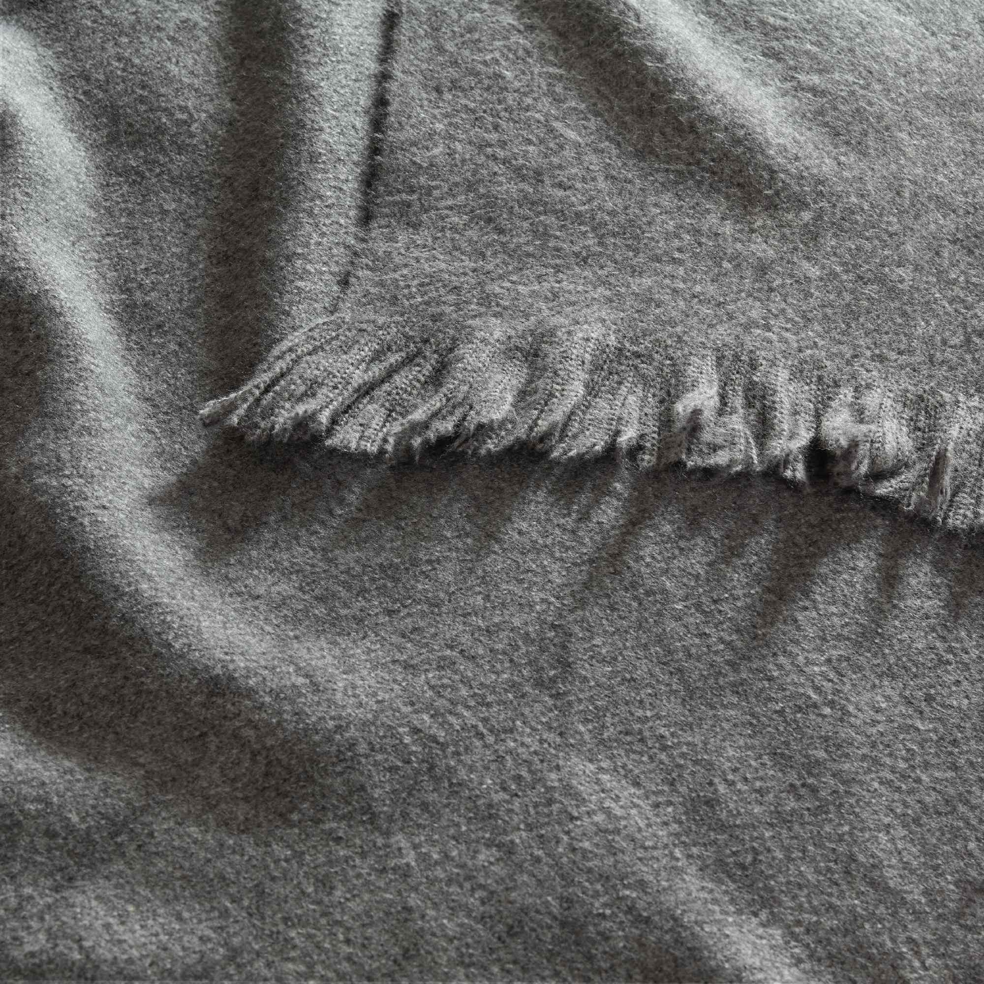 resm Linens Lunea Throw / Tv Battaniyesi Antrasit Tek Kişilik