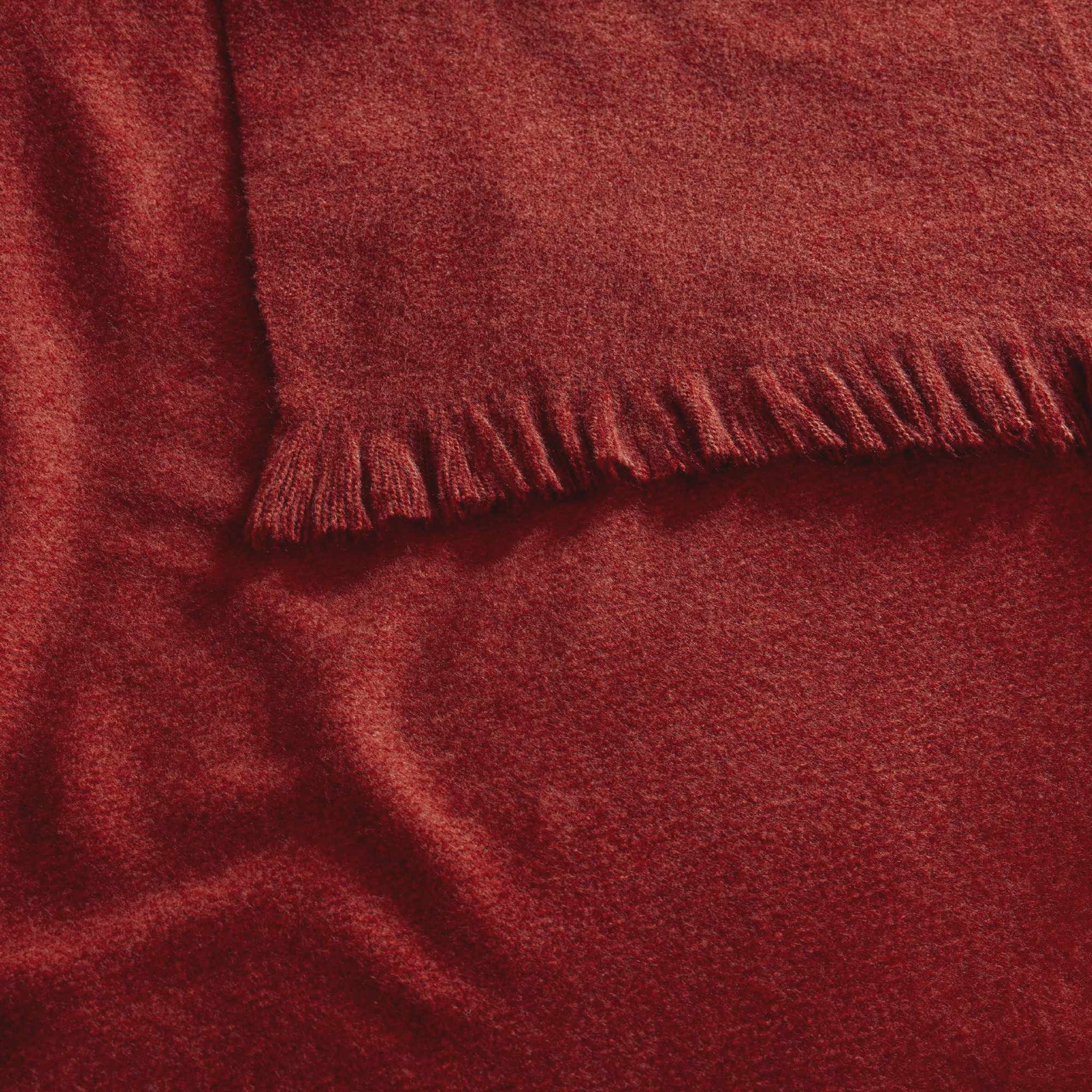 resm Linens Lunea Throw / Tv Battaniyesi Bordo Tek Kişilik