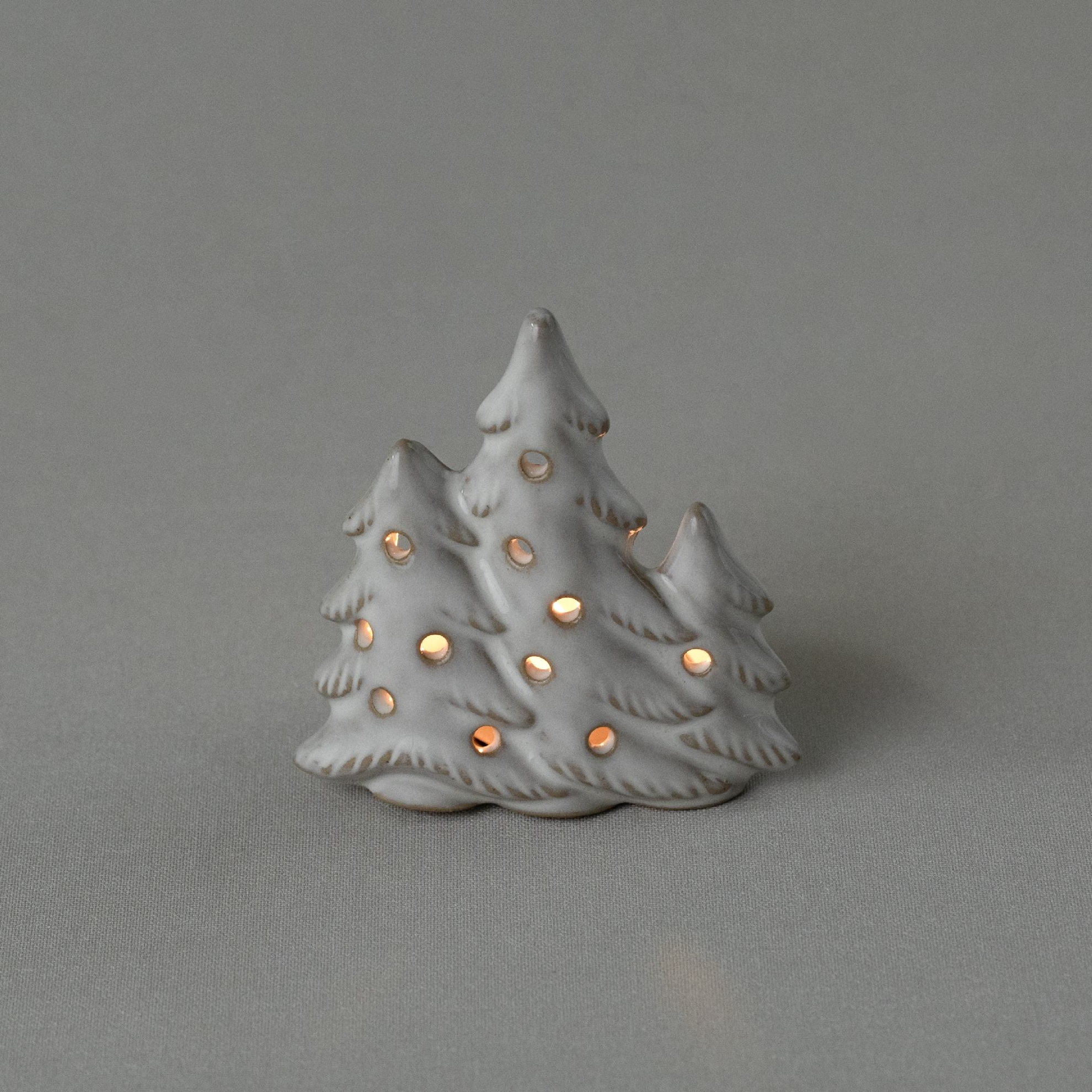 resm Linens Tree 8x7x9 cm Mumluk 8x7x9 cm Ekru