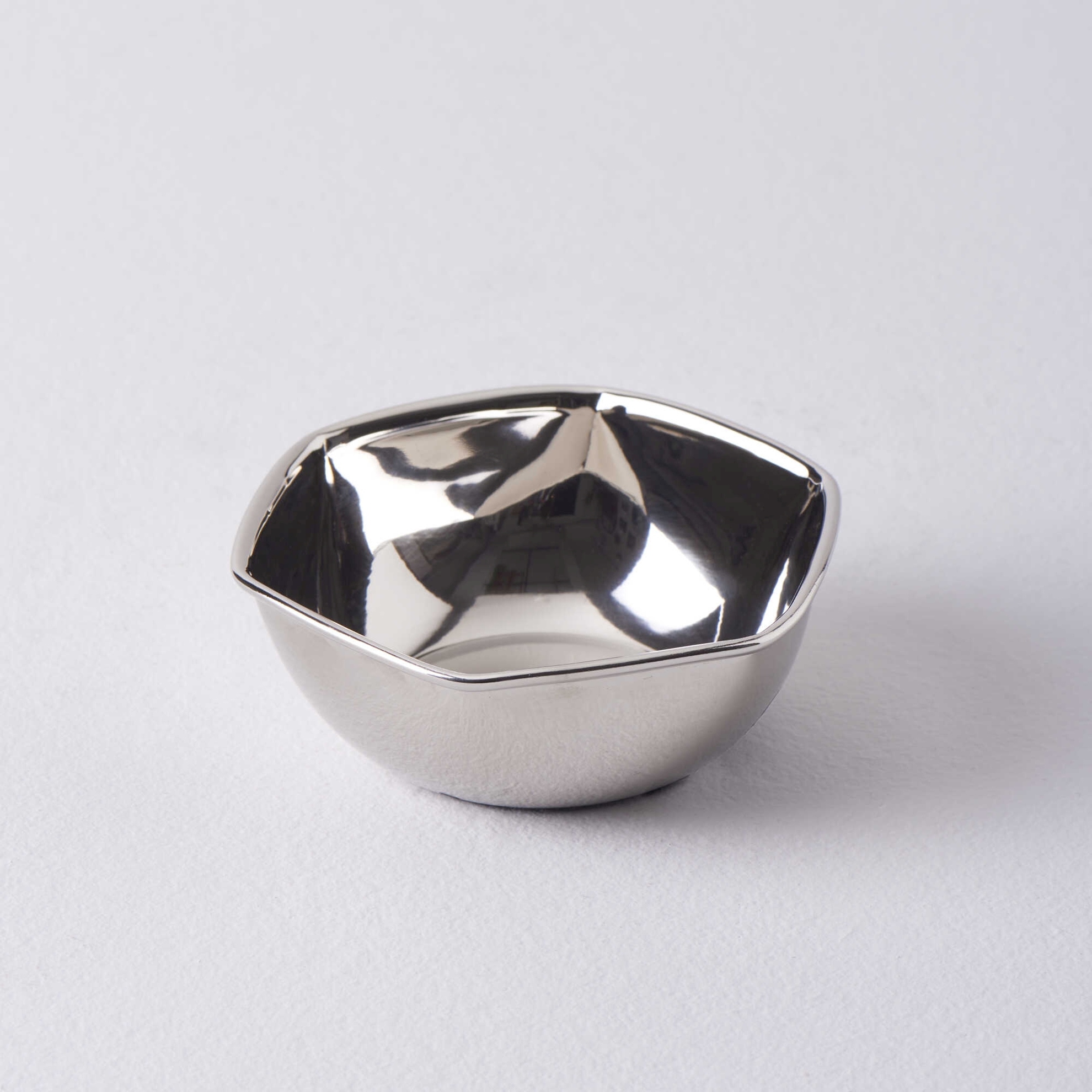 resm Linens Wawe 9x9x3 cm Kase Gümüş