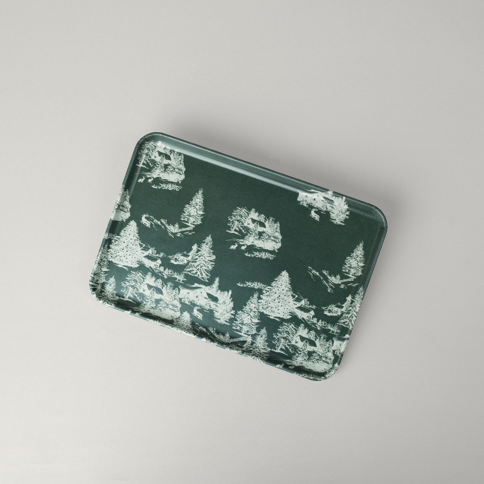 resm Linens Scene Melamin 33x23 cm Tepsi