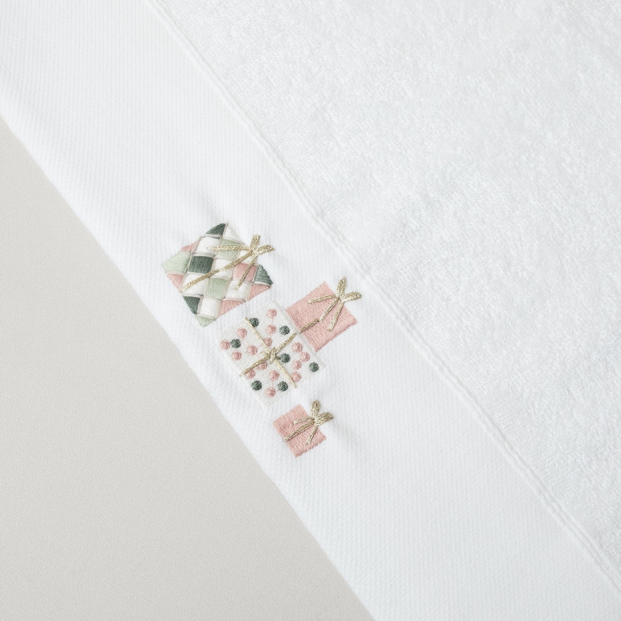 resm Linens Gift Bambu 50x85 Cm Yüz Havlusu Beyaz