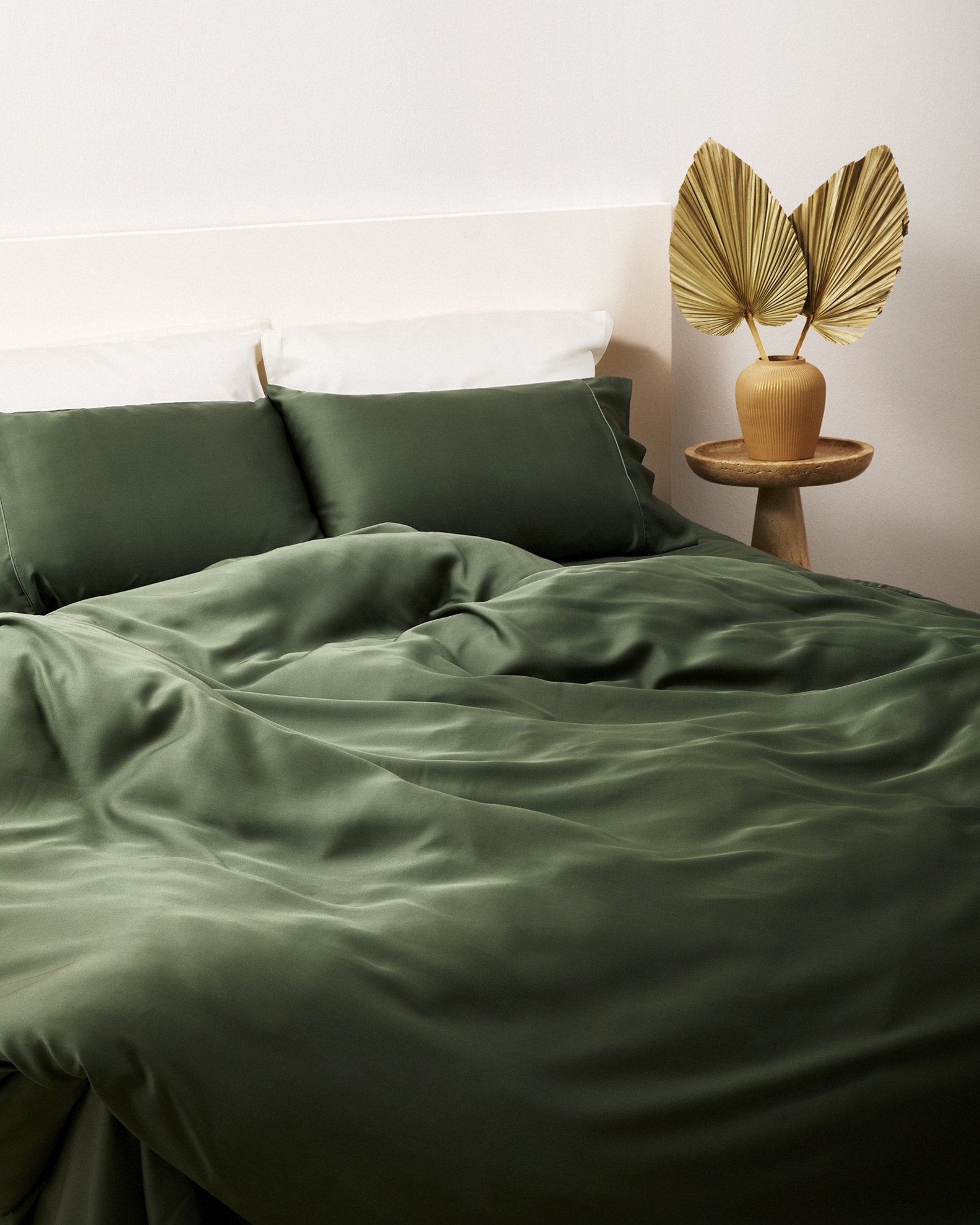 resm Linens X TENCEL™ Lyocell Tek Kişilik Nevresim Kılıfı Yeşil