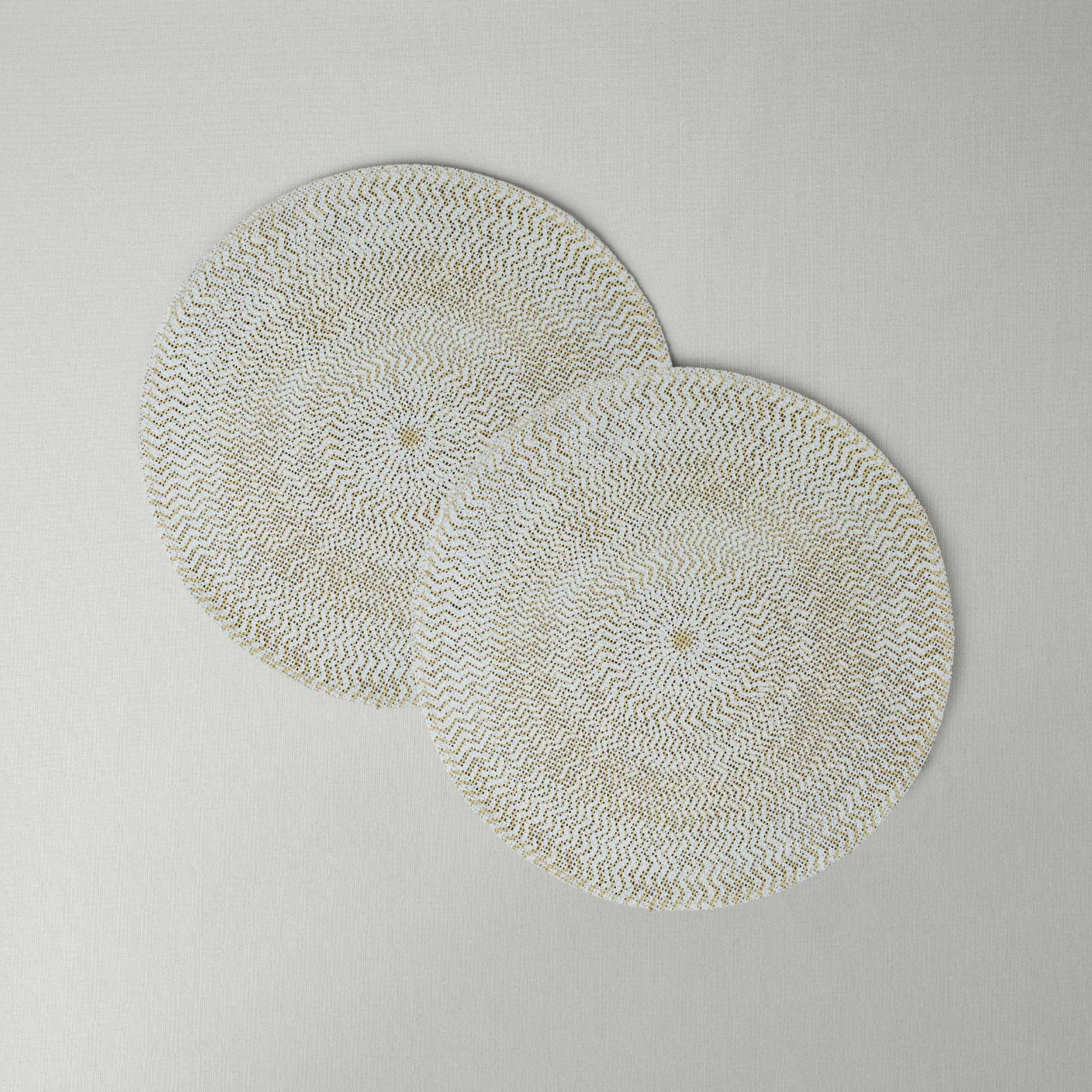 resm Linens Delon 2'li 38 cm Amerikan Servisi Beyaz Naturel