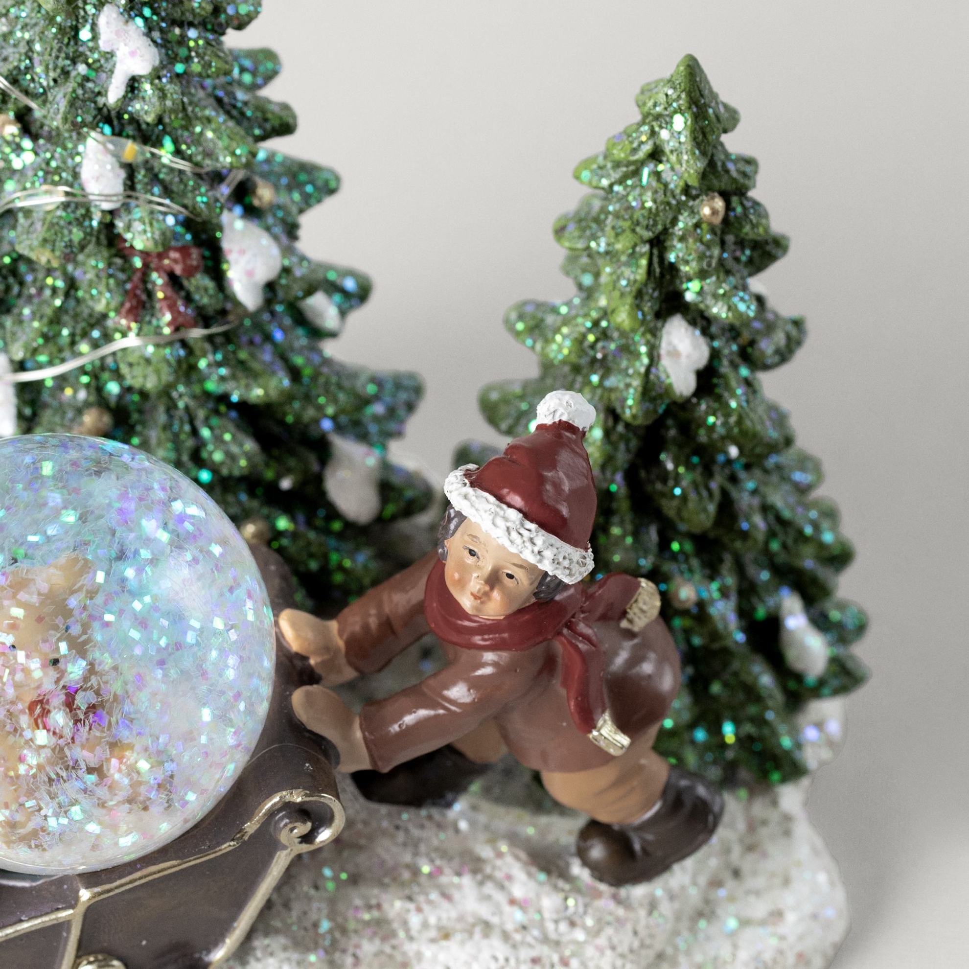 resm Linens Joy Kar Küresi Ledli Yılbaşı Dekor