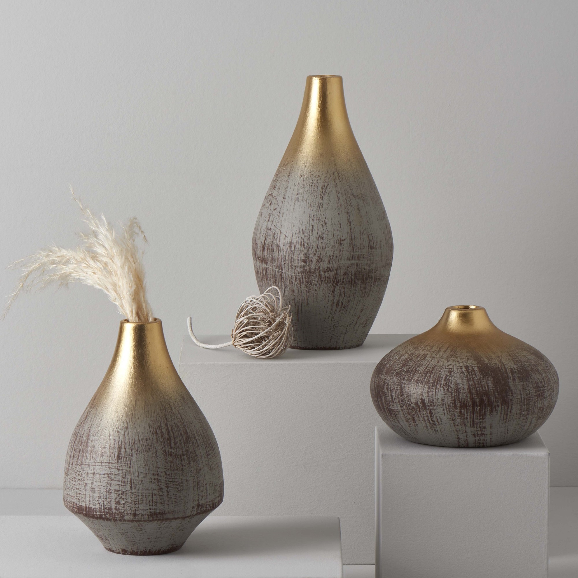 resm Linens Levina Seramik 17x17x12 cm Vazo