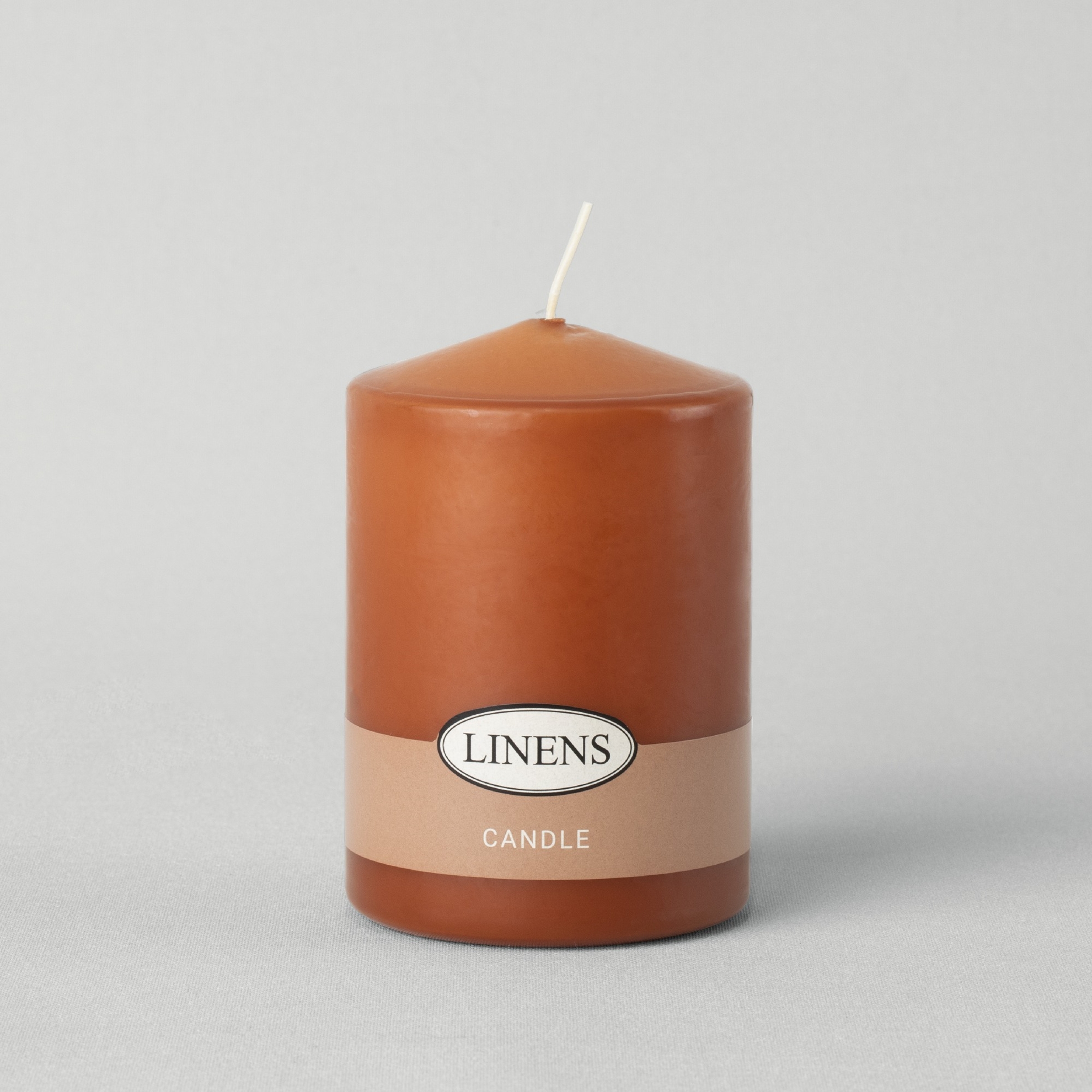 resm Linens Basic Çap 7 Yükseklik 10 cm Baton Mum Kiremit