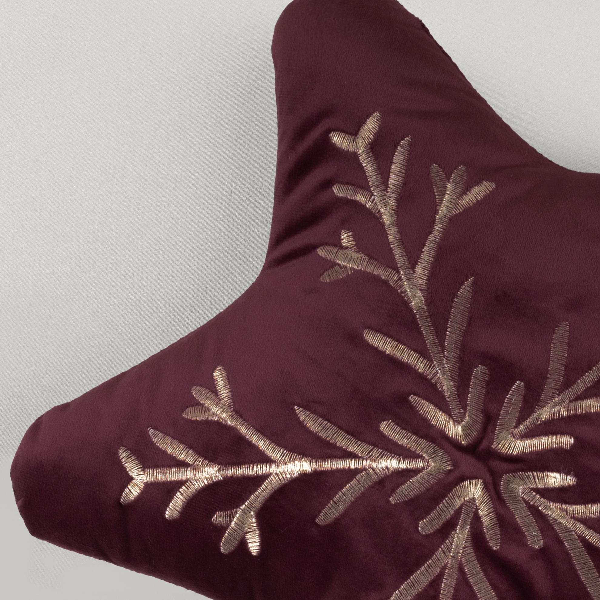 resm Linens Star 37x35 cm Kırlent Bordo