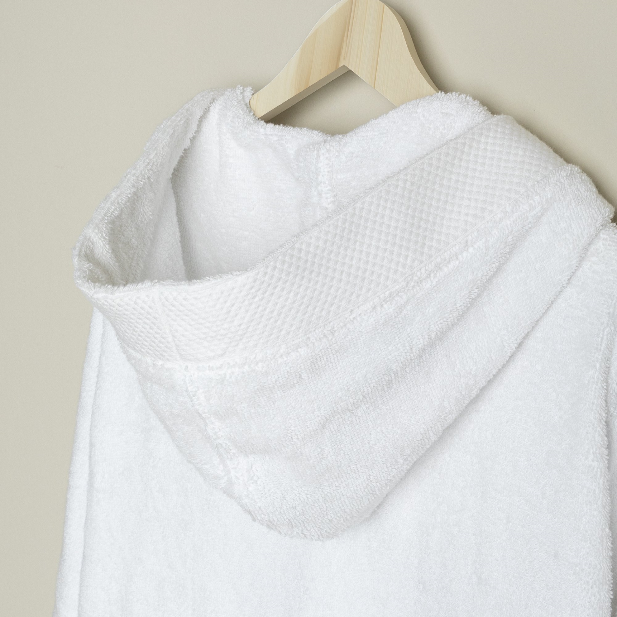 resm Linens Elvia Pamuk S/M- L/XL 4'lü Bornoz Seti Beyaz