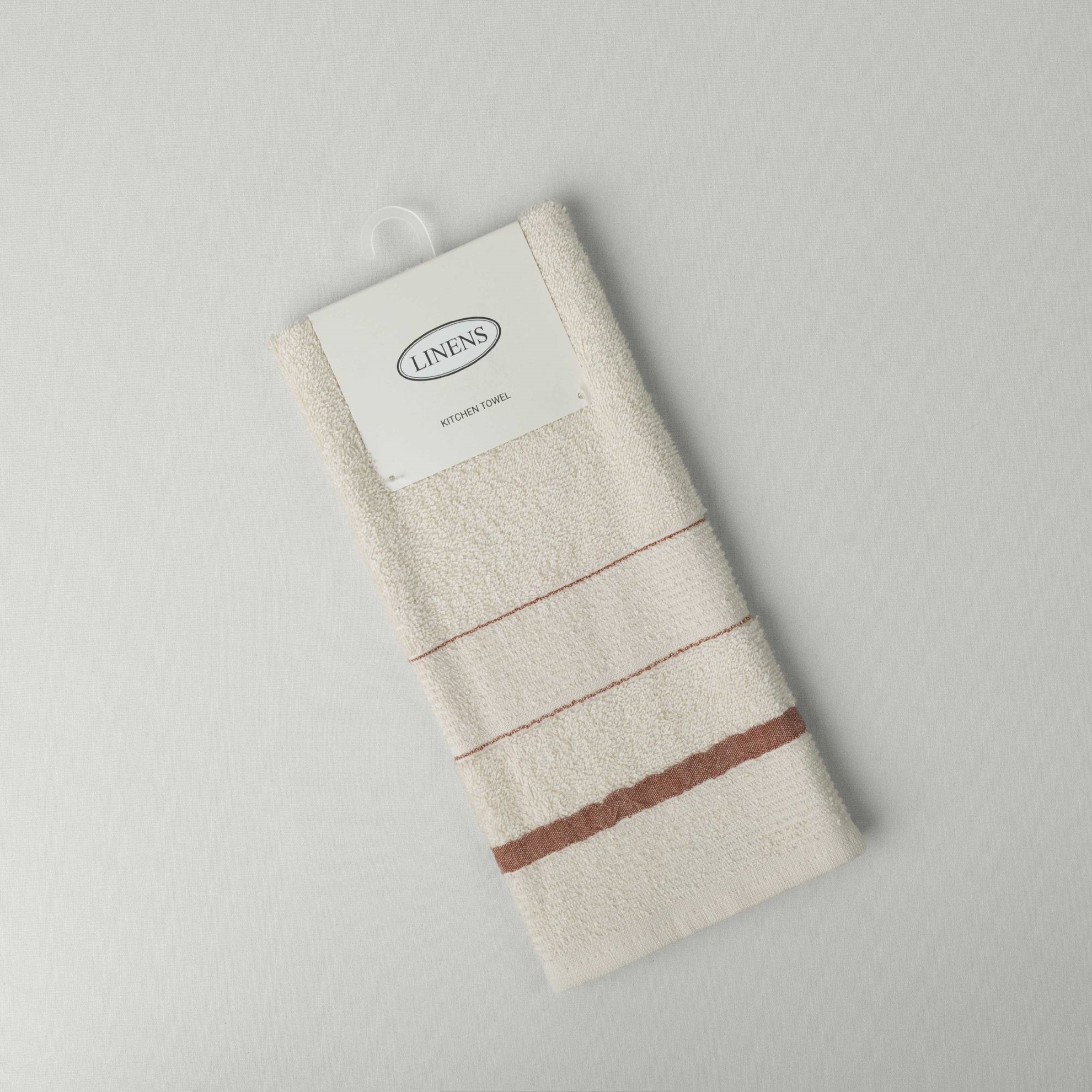 resm Linens Acute 40x60 cm Kurulama Bezi Kiremit-Ekru