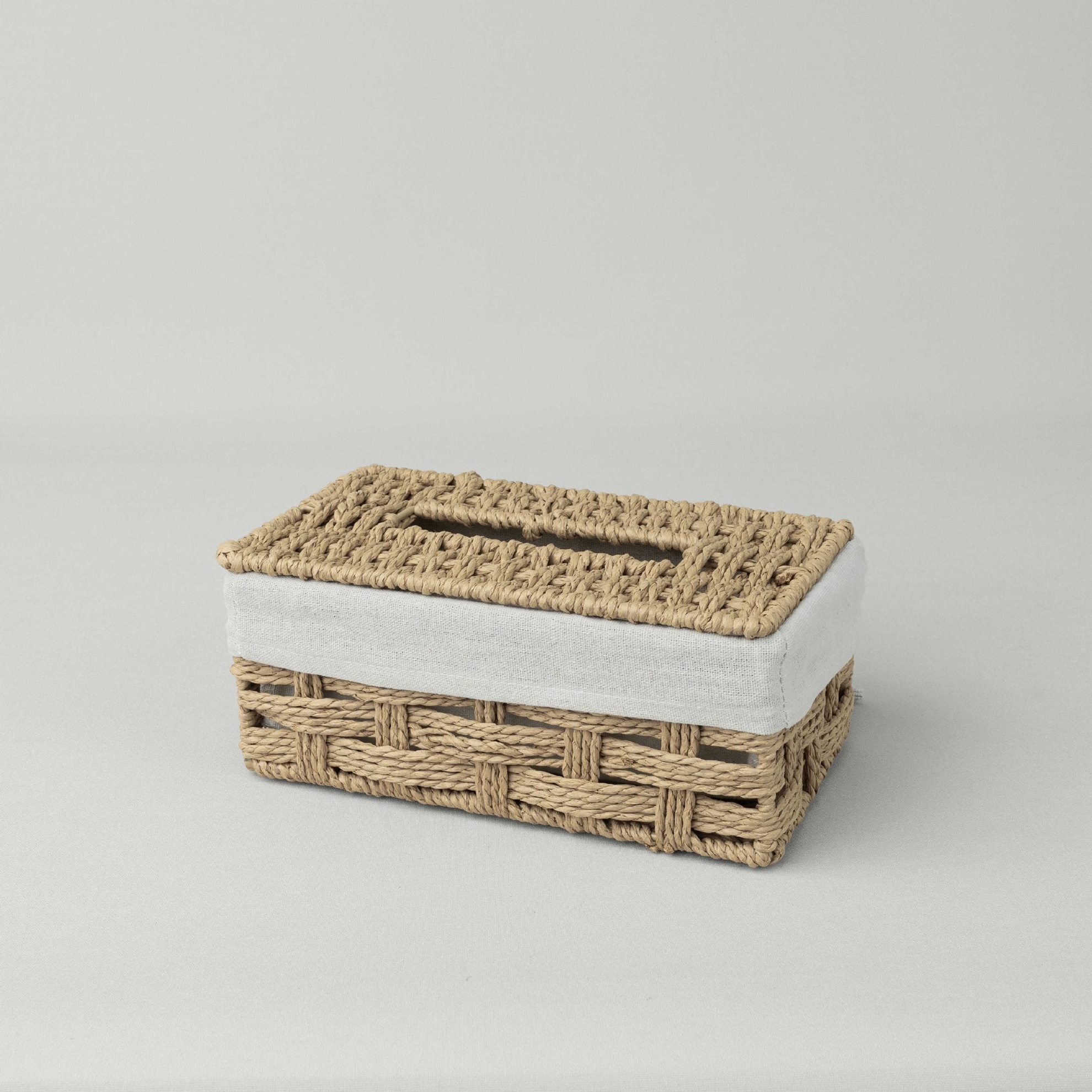 resm Linens Tidy Pecete Kutusu 25x14,5x10,7 Cm Naturel