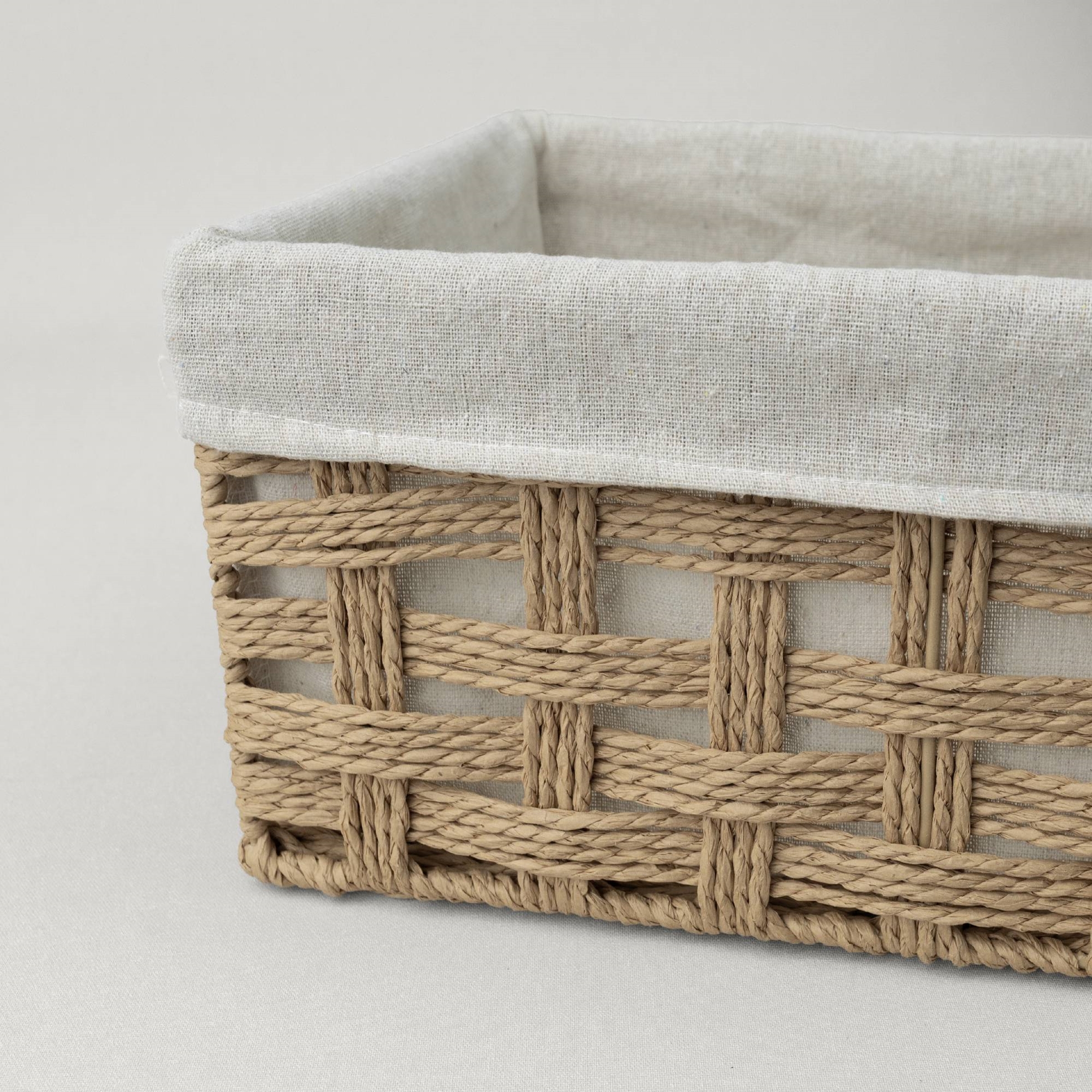 resm Linens Tidy Sepet 38x26x17,2 Cm Naturel