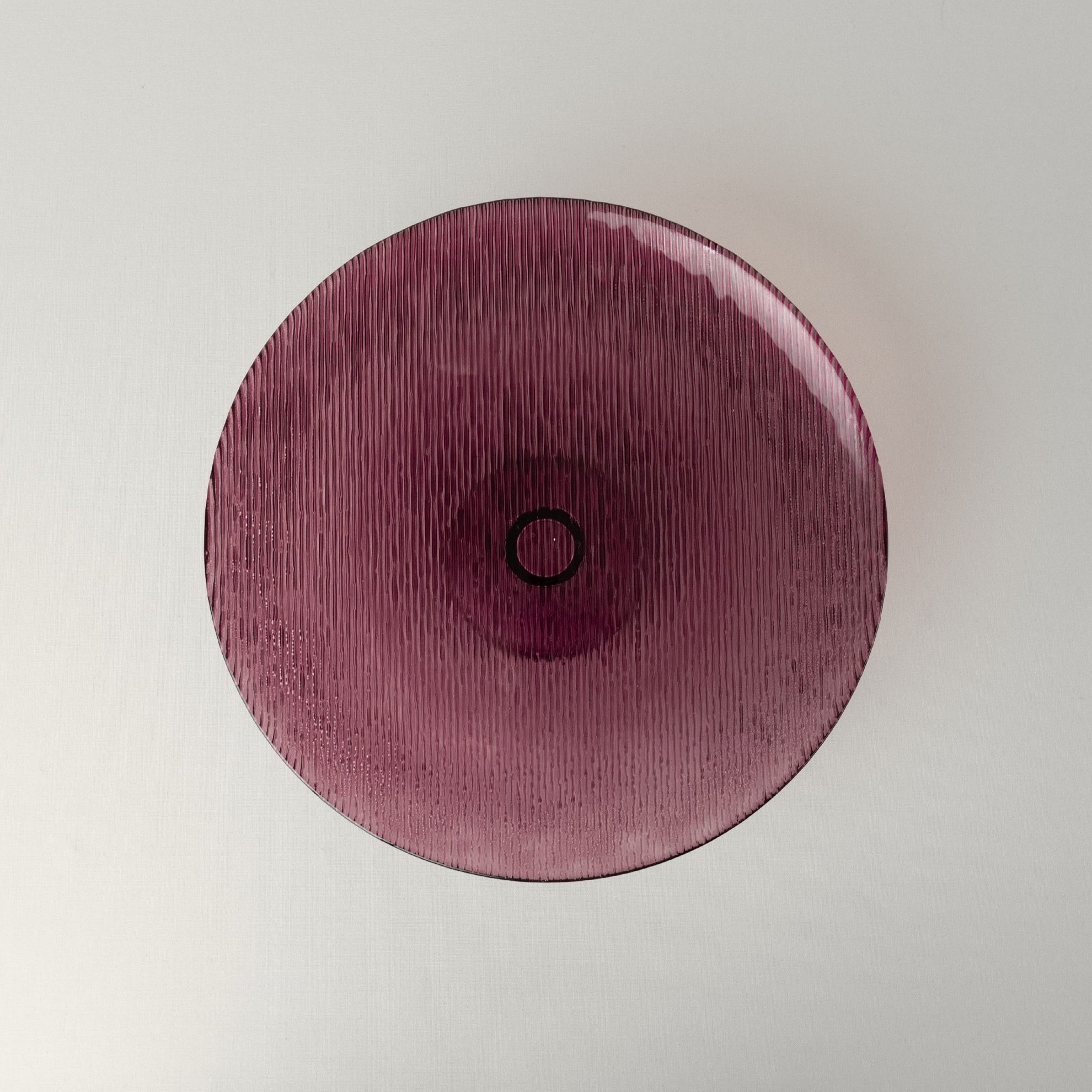 resm Linens Fine Ayaklı Servis 33 cm Mürdüm