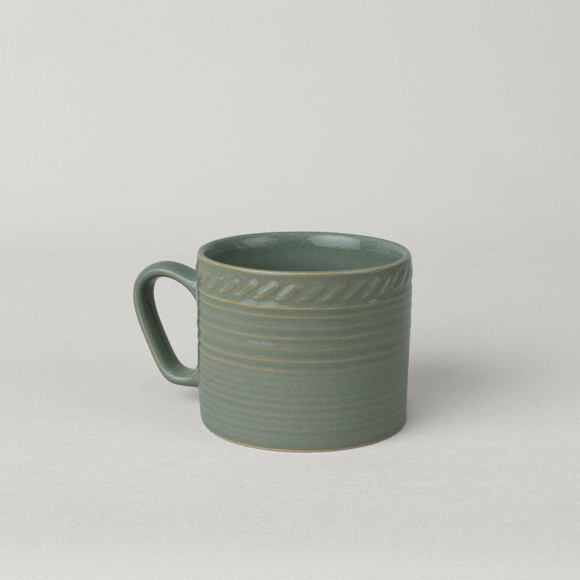 resm Linens Ringa Stoneware 250 ml Kupa Yeşil