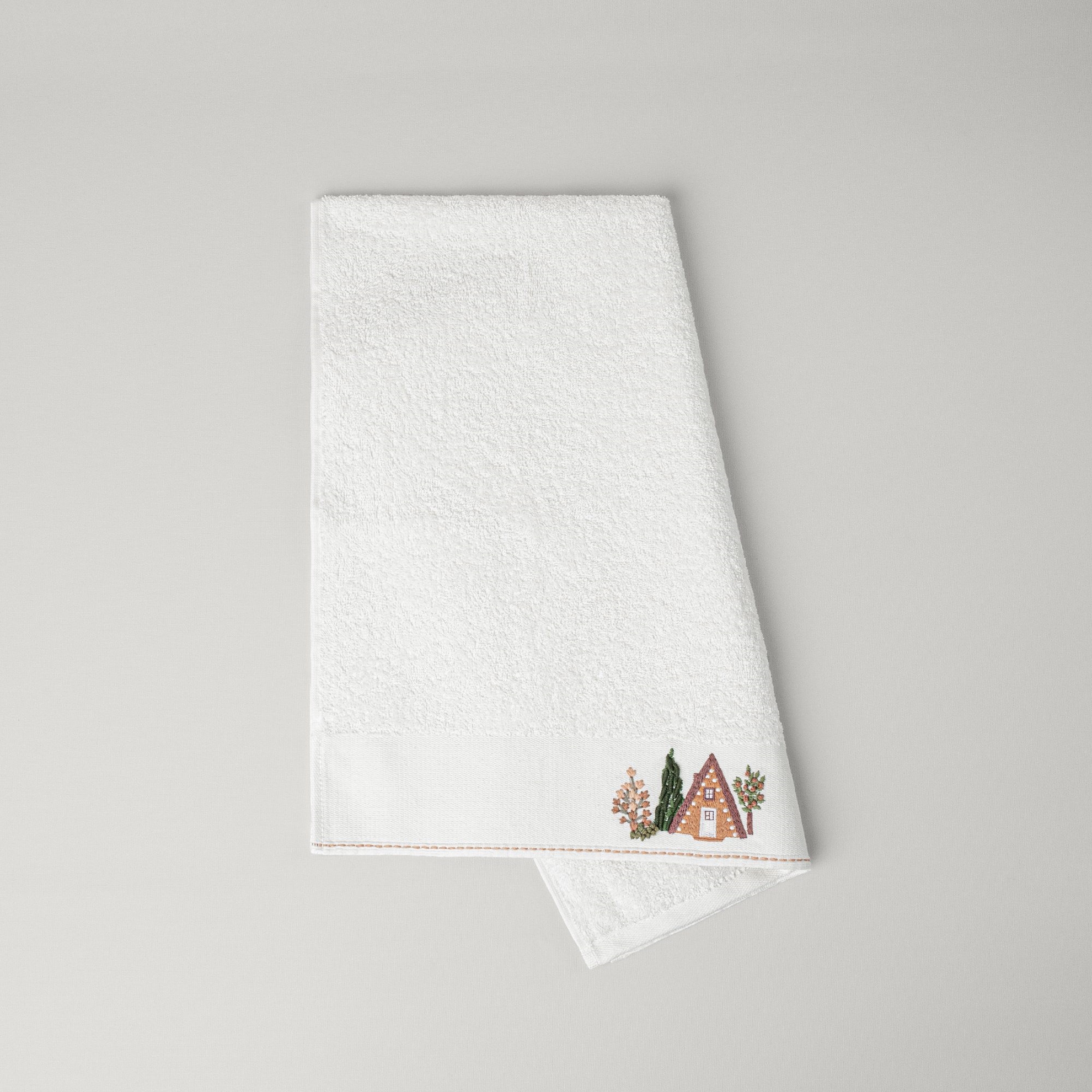 resm Linens Auren Pamuk 50x85 Cm Yüz Havlusu Ekru