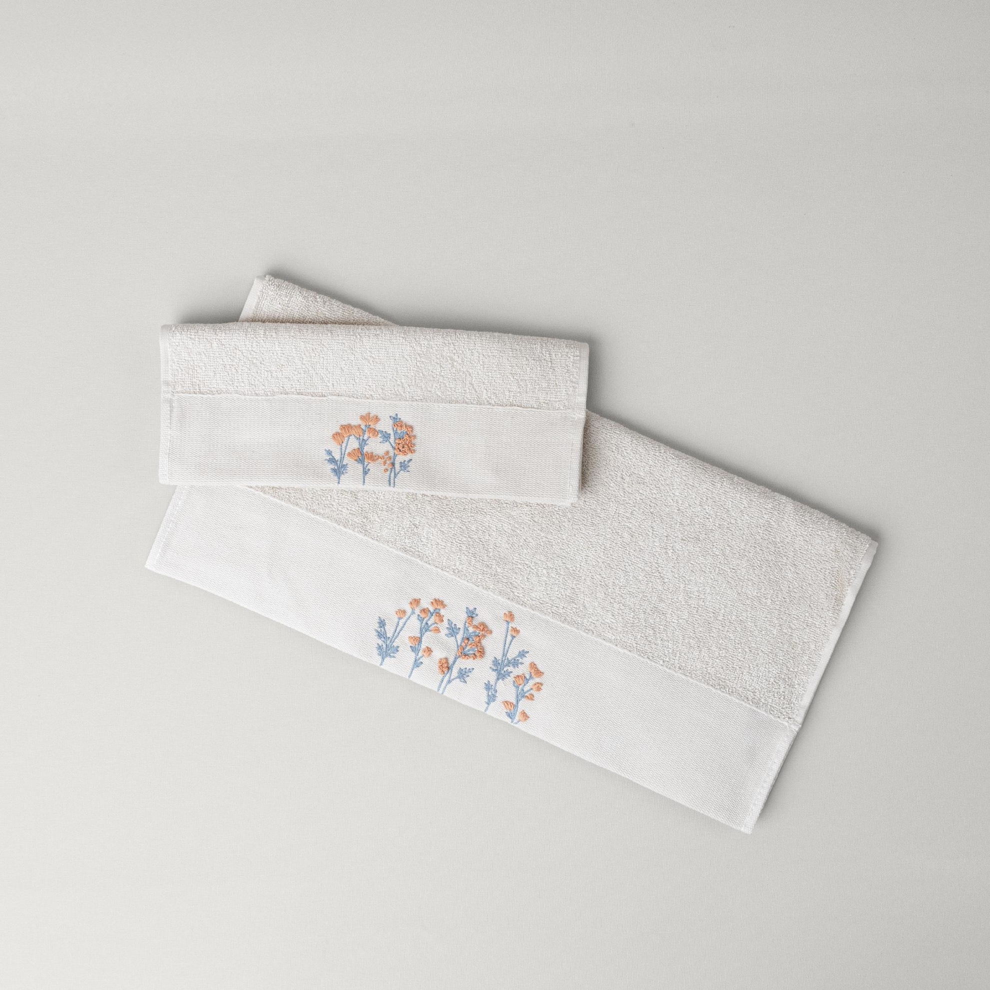 resm Linens Neris Pamuk 30x45 Cm El Havlusu Bej