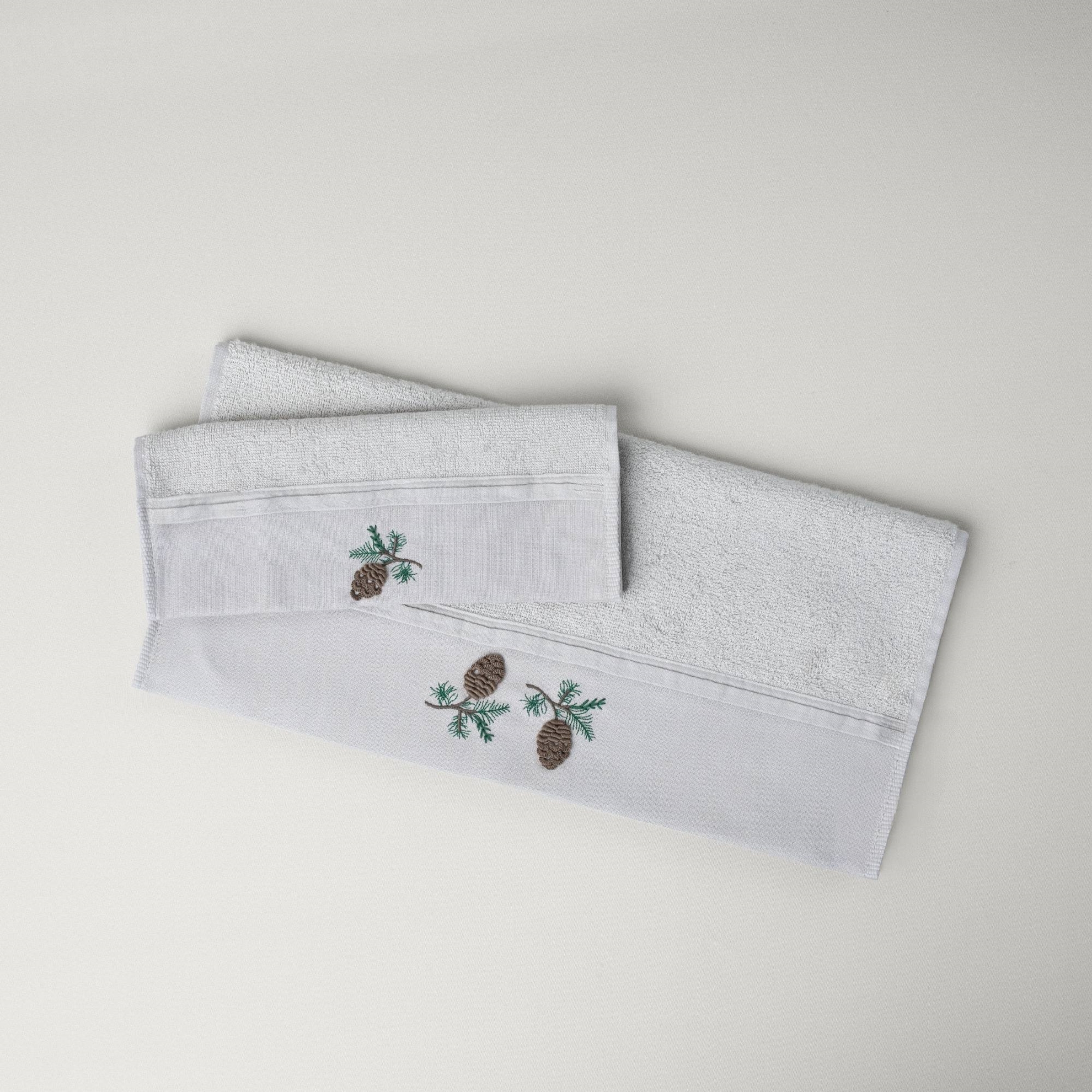 resm Linens Pinecone Bambu 30x45 Cm El Havlusu Stone