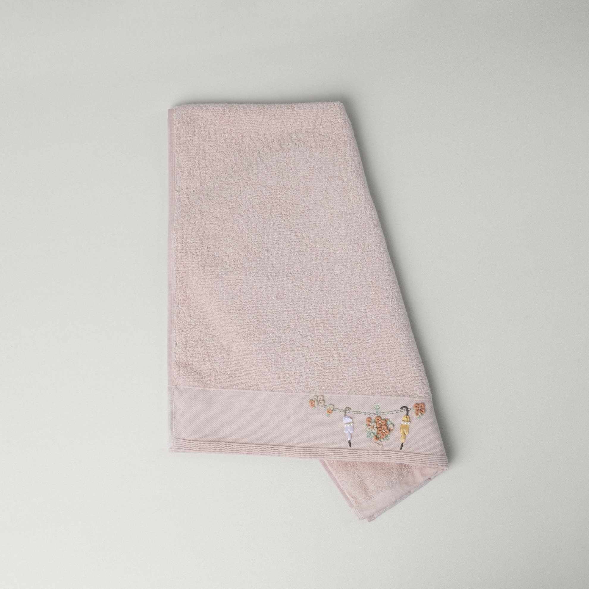 resm Linens Umbrella Pamuk 50x85 Cm Yüz Havlusu Rose