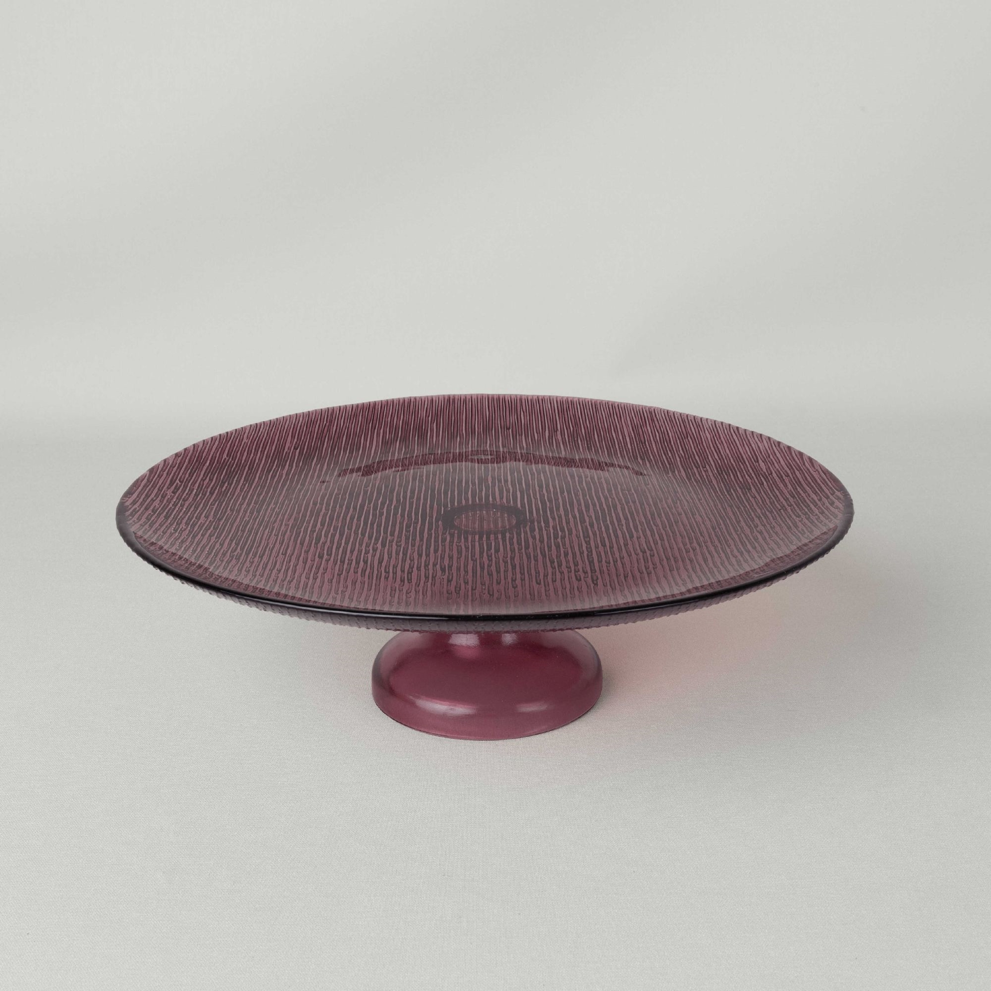 resm Linens Fine Ayaklı Servis 27 cm Mürdüm