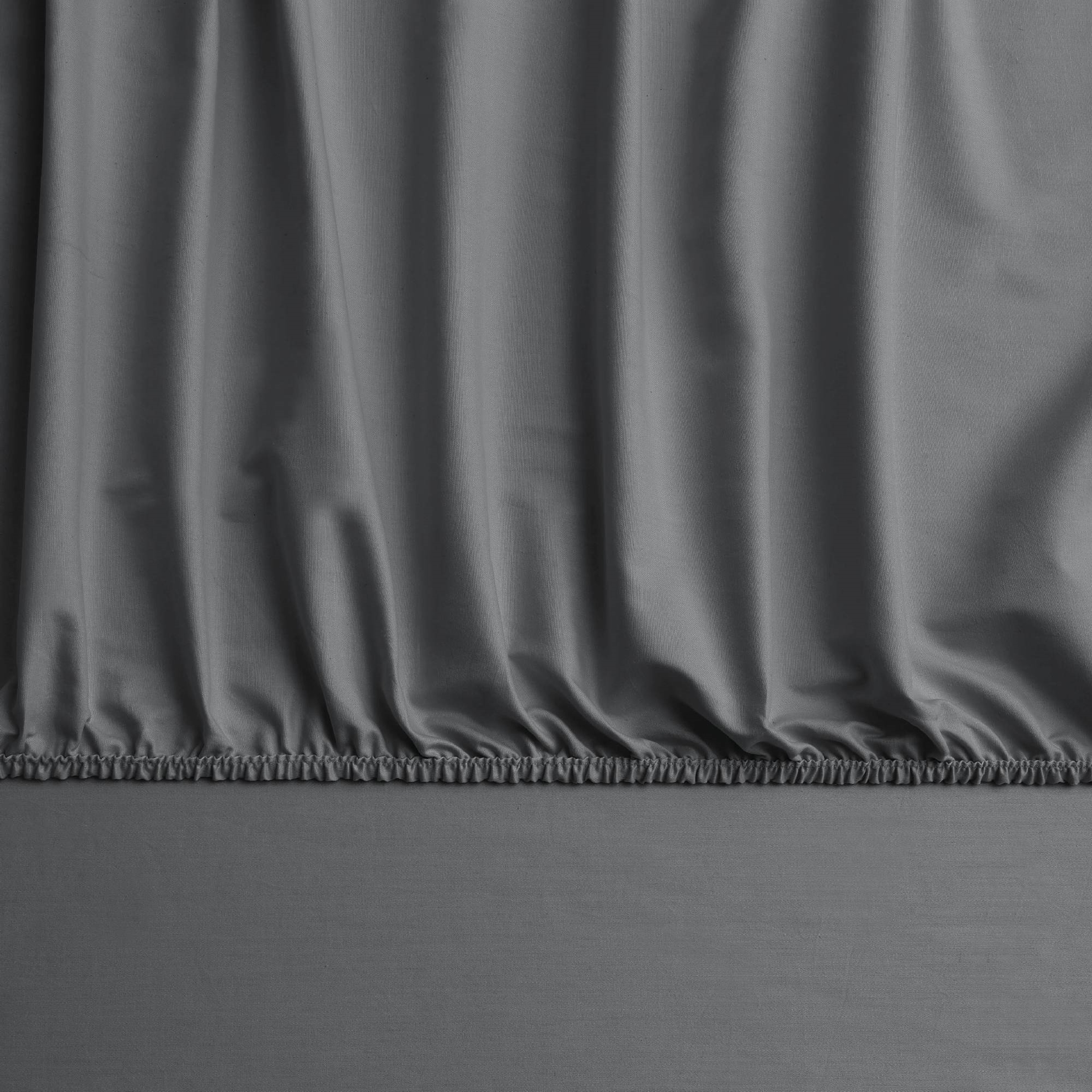 resm Linens X TENCEL™ Lyocell Çift Kişilik Lastikli Çarşaf Antrasit