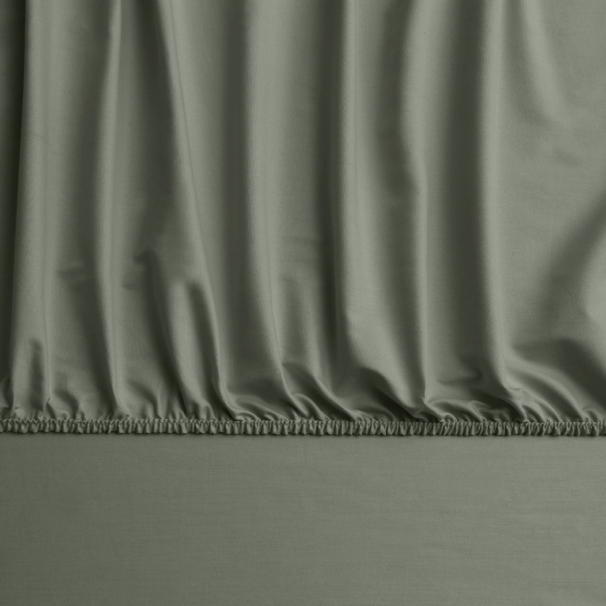 resm Linens X TENCEL™ Lyocell Süperking Lastikli Çarşaf Yeşil