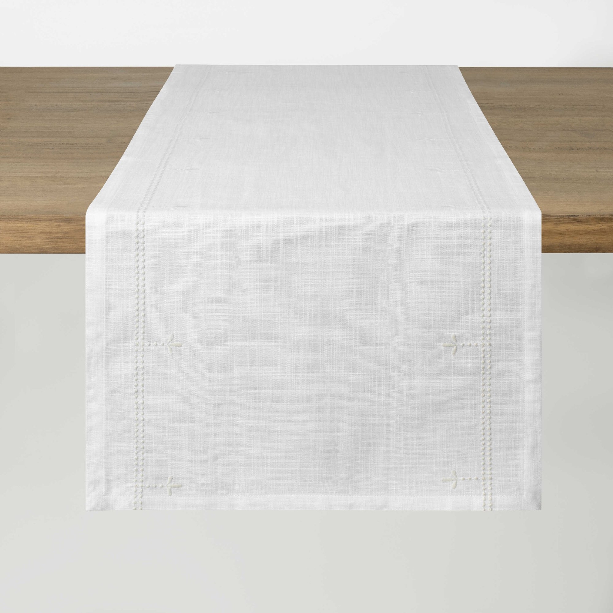 resm Linens Dove 45x170 cm Runner Kırık Beyaz