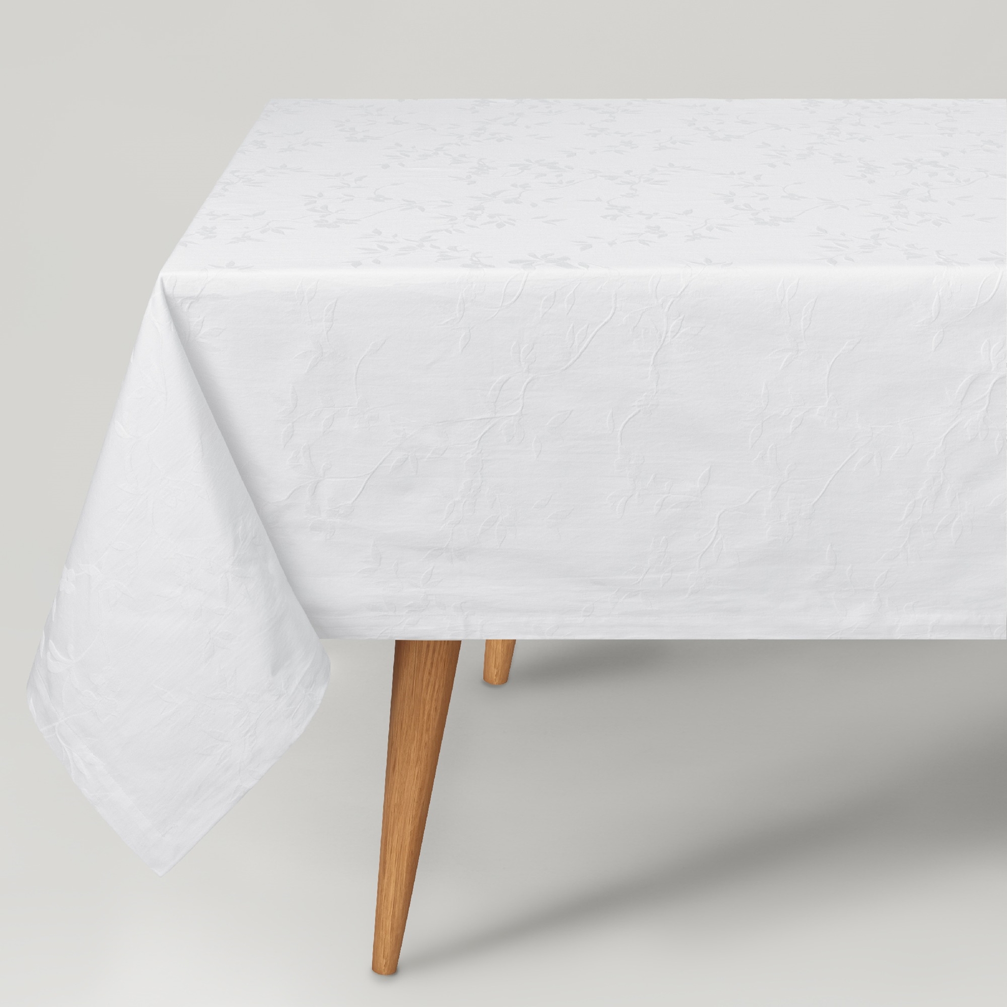 resm Linens Lemerdy 150x300 cm Masa Örtüsü Beyaz