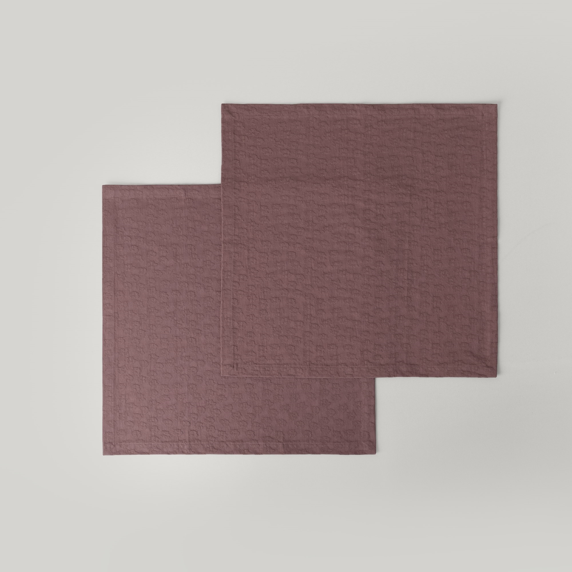 resm Linens Motion 45x45 cm 2'li Peçete Mürdüm