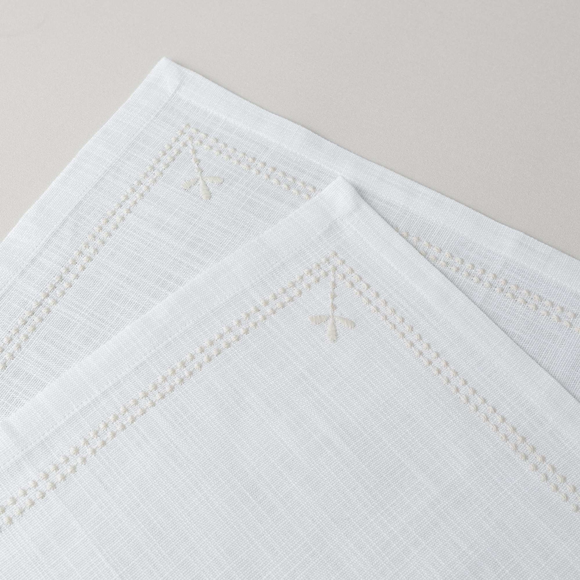 resm Linens Dove 45x45 cm 2'li Peçete Kırık Beyaz