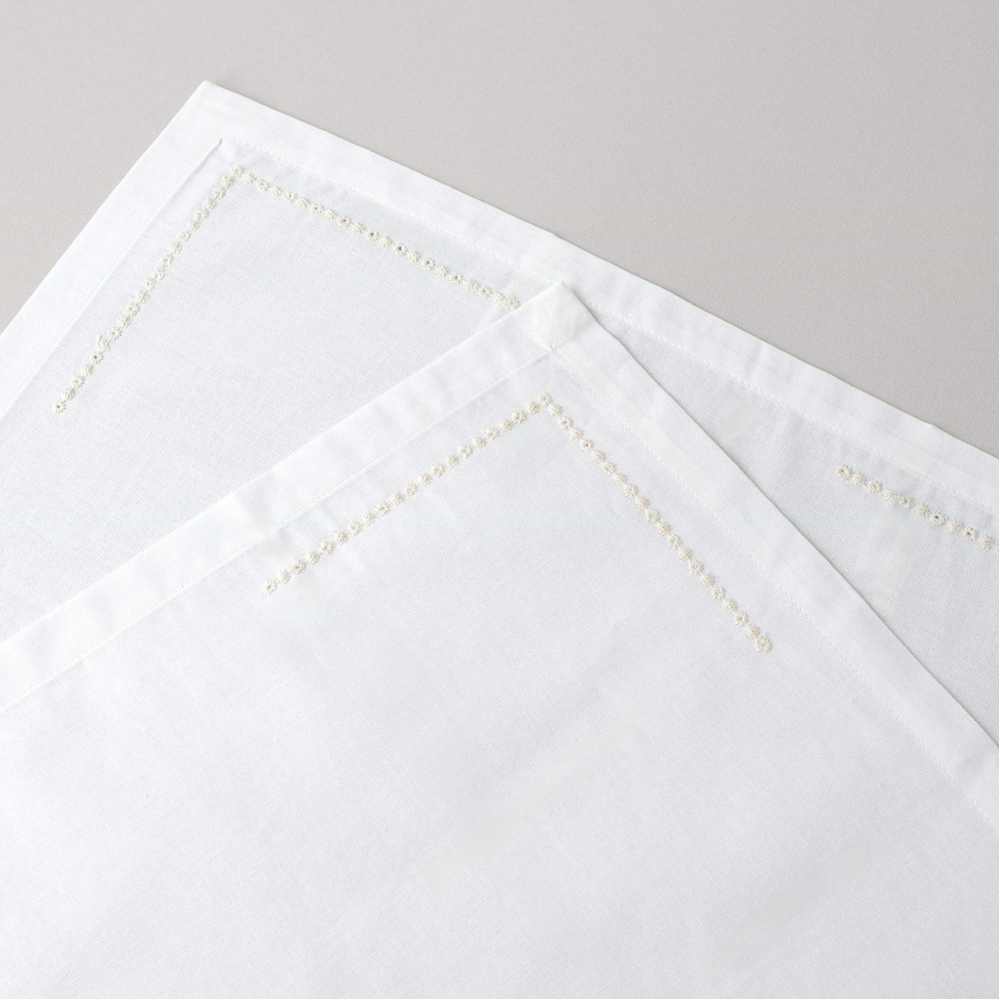 resm Linens Patrick 45x45 cm 2'li Peçete Kırık Beyaz