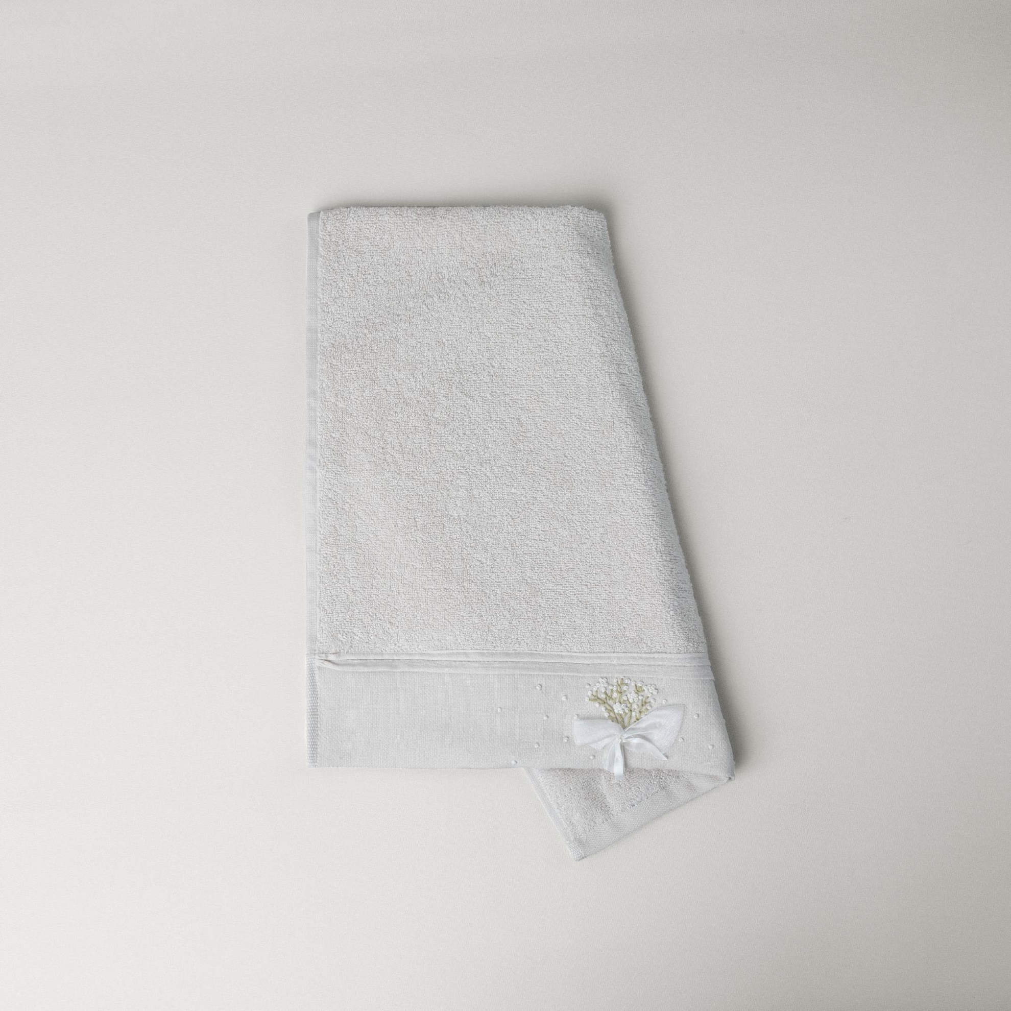 resm Linens Bouquet Pamuk 50x85 Cm Yüz Havlusu Bej