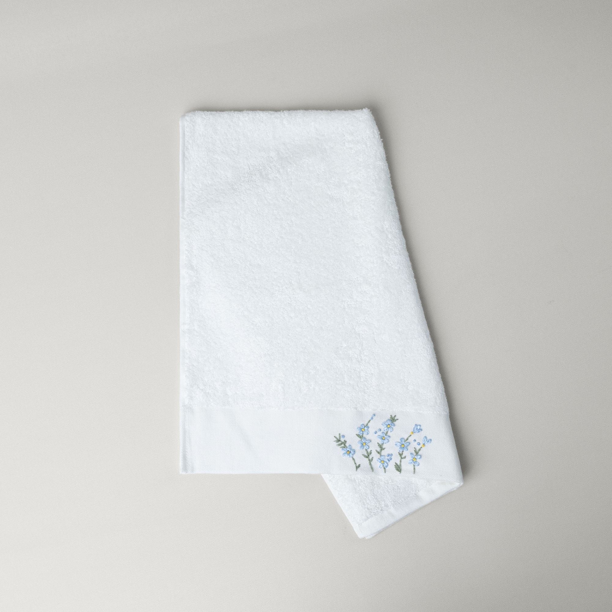 resm Linens Lunel Bambu 50x85 Cm Yüz Havlusu Beyaz