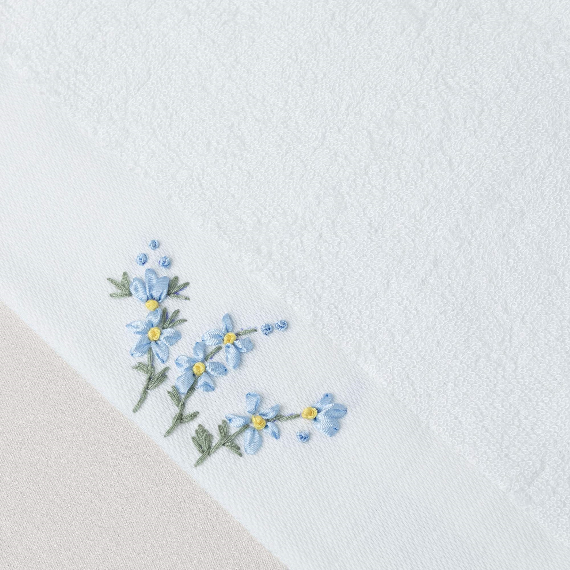 resm Linens Lunel Bambu 30x45 Cm El Havlusu Beyaz