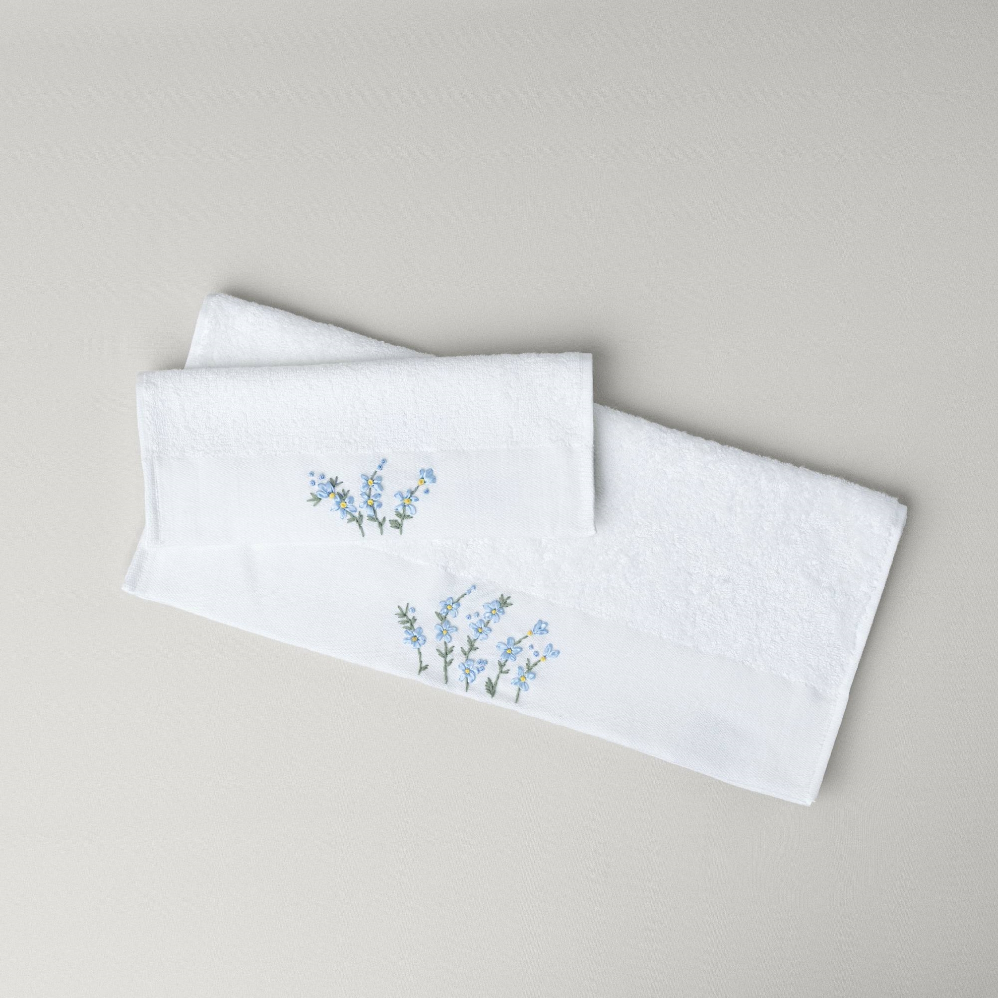 resm Linens Lunel Bambu 30x45 Cm El Havlusu Beyaz