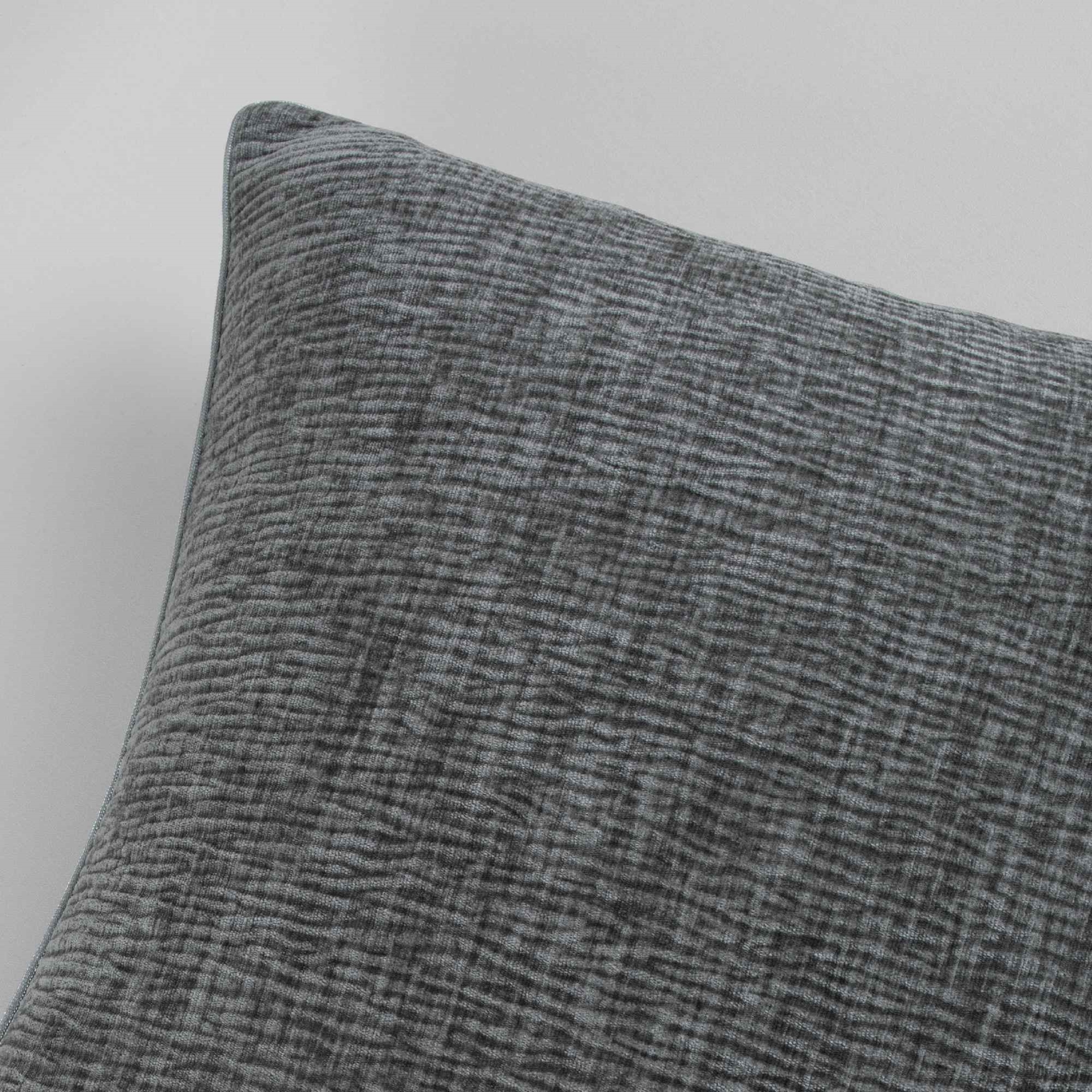 resm Linens Gracie 45x45 cm Kırlent Kılıfı Antrasit