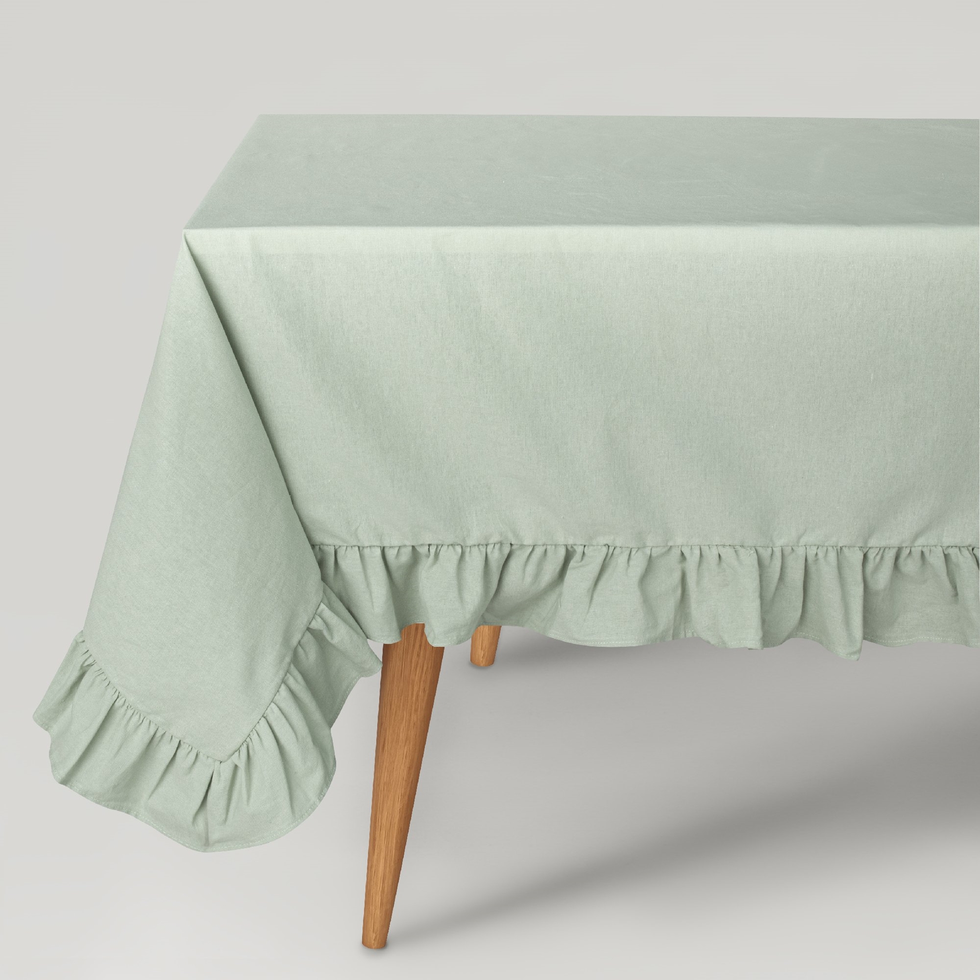 resm Linens Jared 150x150 cm Masa Örtüsü Mint