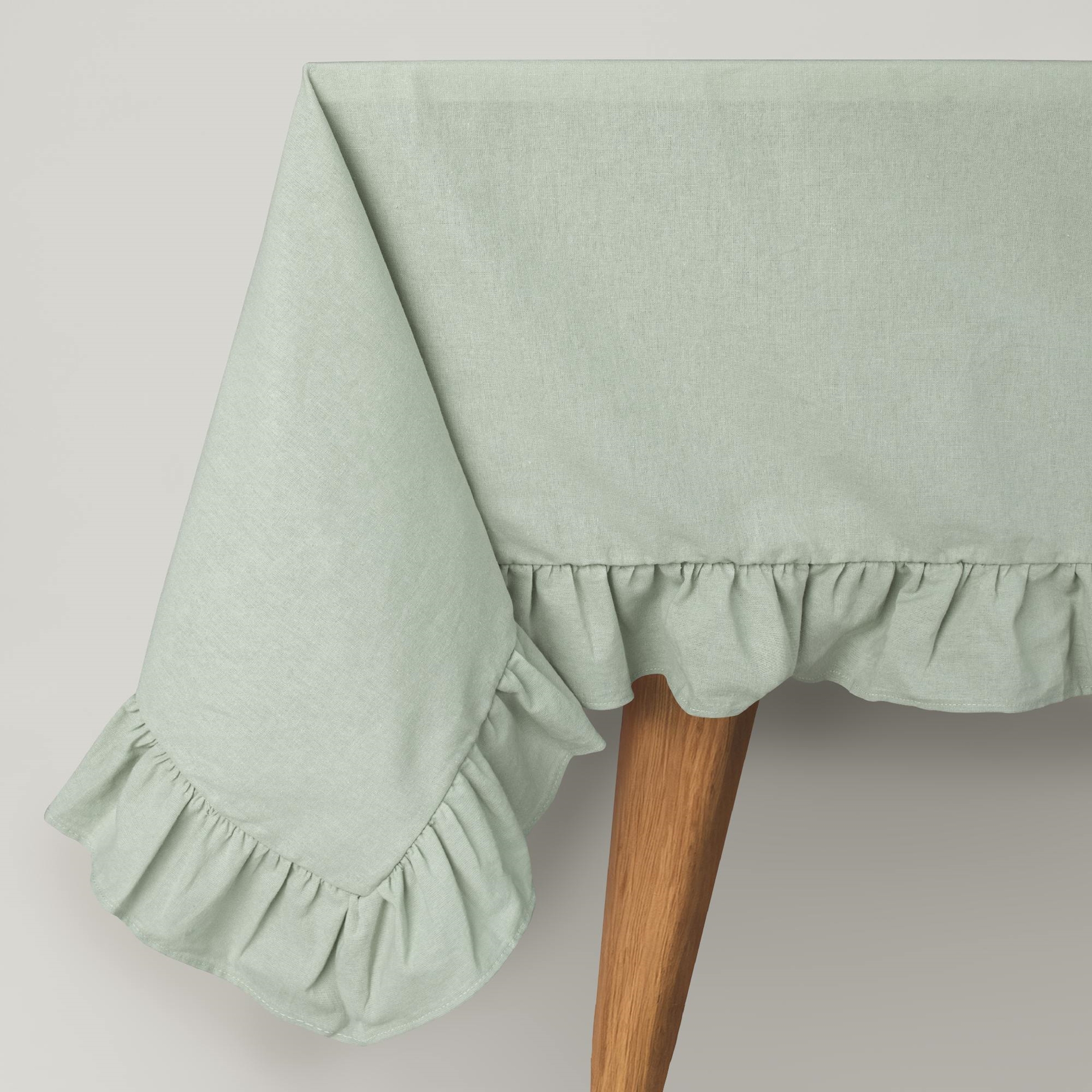 resm Linens Jared 150x150 cm Masa Örtüsü Mint