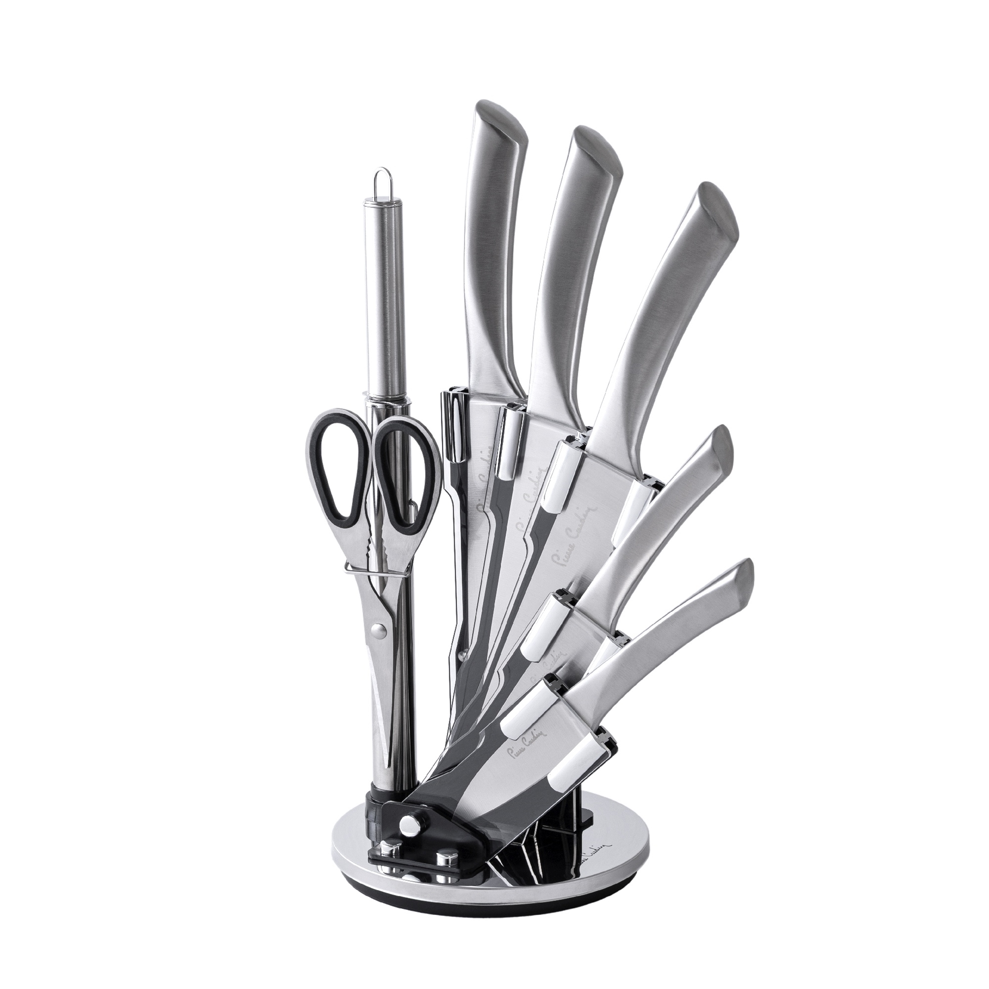resm Pierre Cardin Alexa Silver 8 Parça standlı Bıçak Seti