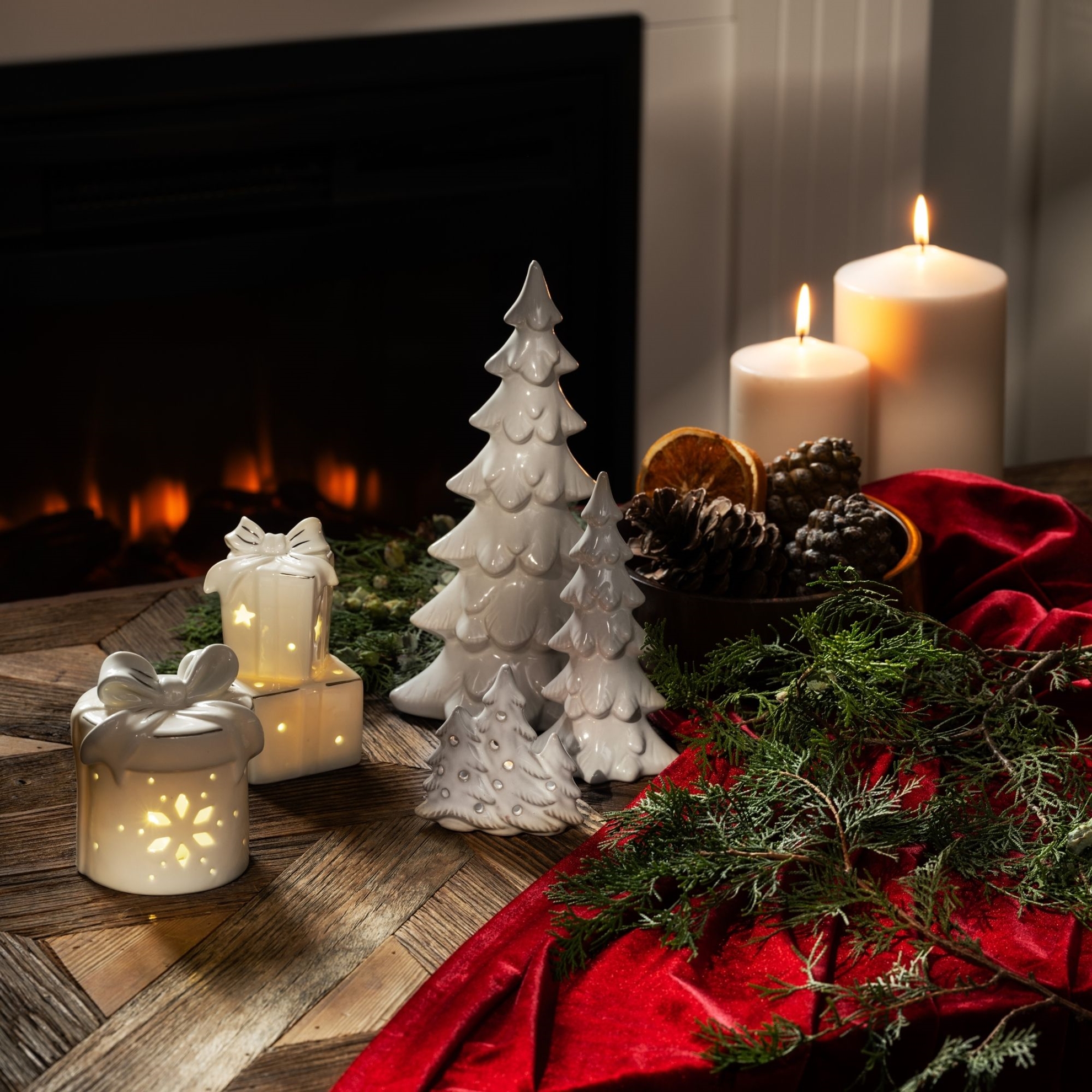 resm Linens Tree 8x6x15,5 cm Dekor