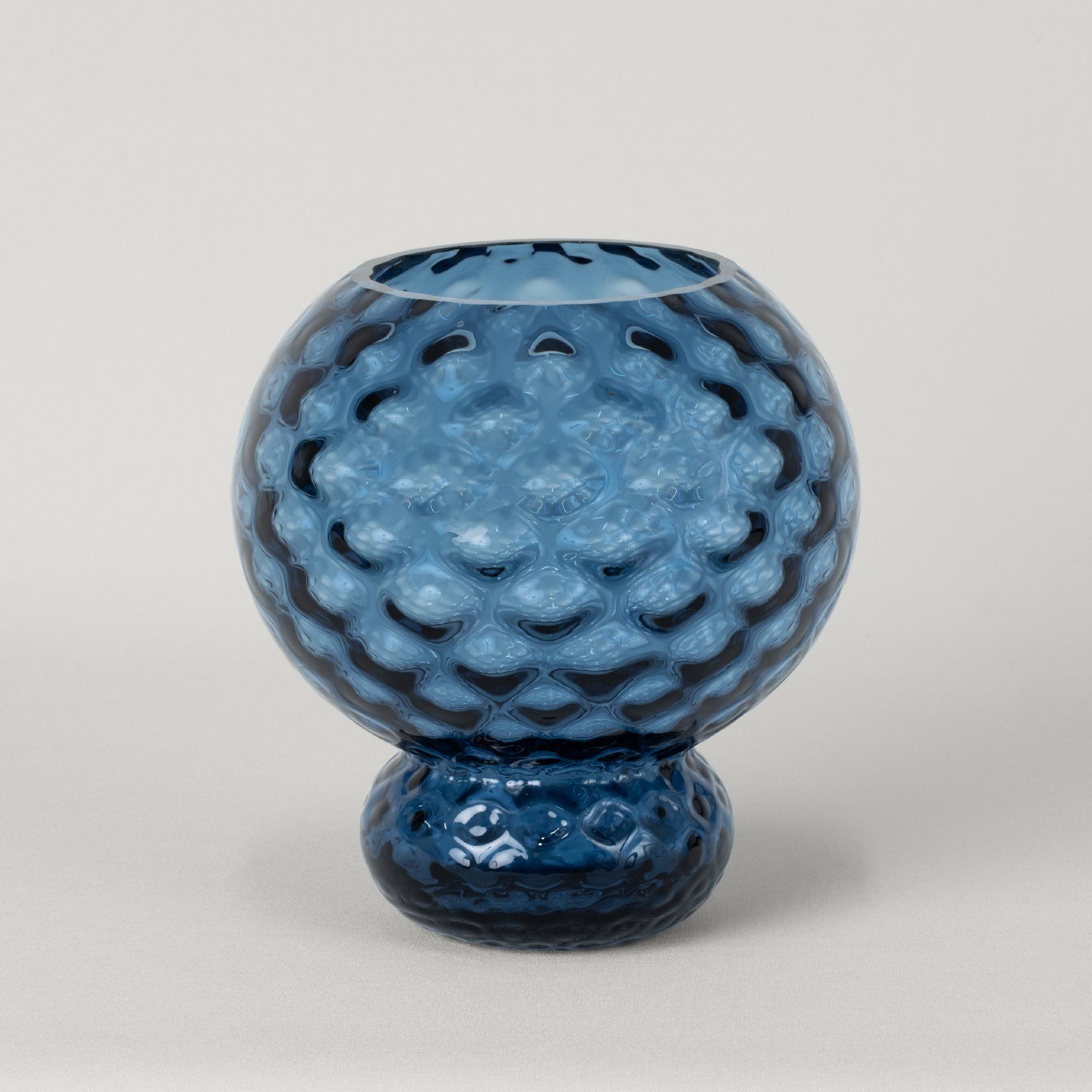 resm Linens Eviel 18x18x19 cm Vazo Mavi